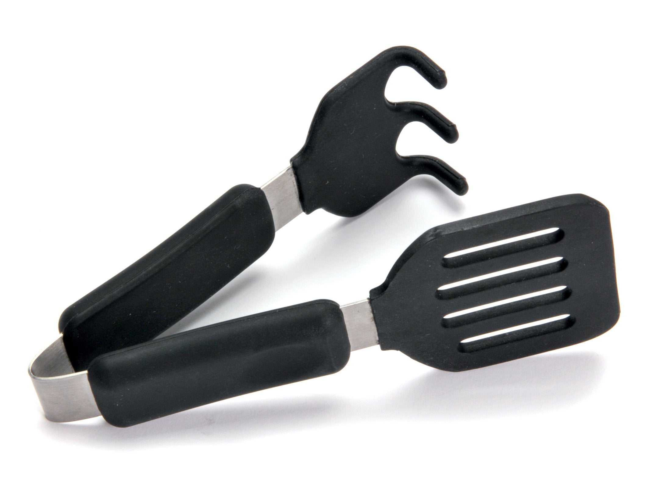 Norpro Grip-Ez Grab And Lift Silicone Tongs, 6- Inch, Black