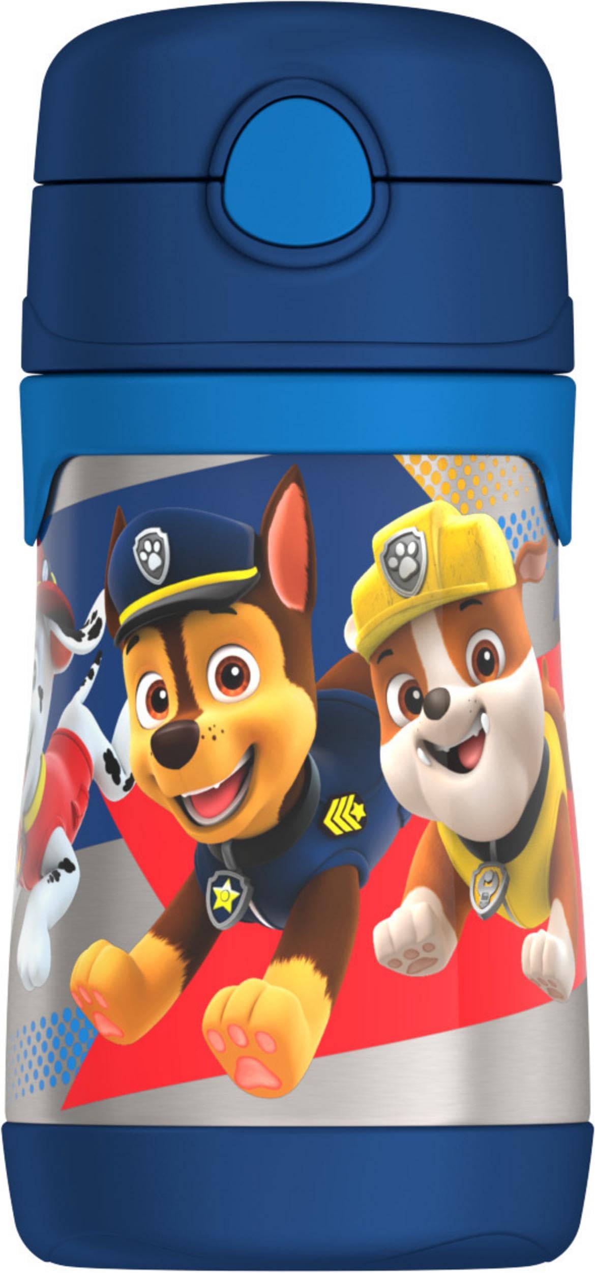 Thermos Vacuum Insulated Stainless Steel 10Oz Straw Bottle, Paw Patrol Boy