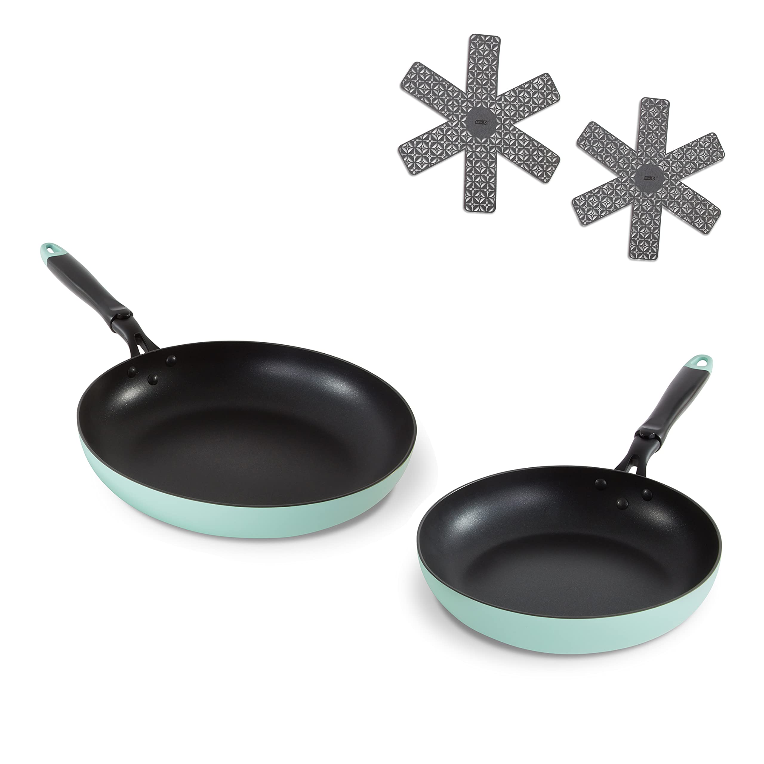 Dash Nonstick Hard Anodized 10 Inch And 12 Inch Fry Pan Cookware Set