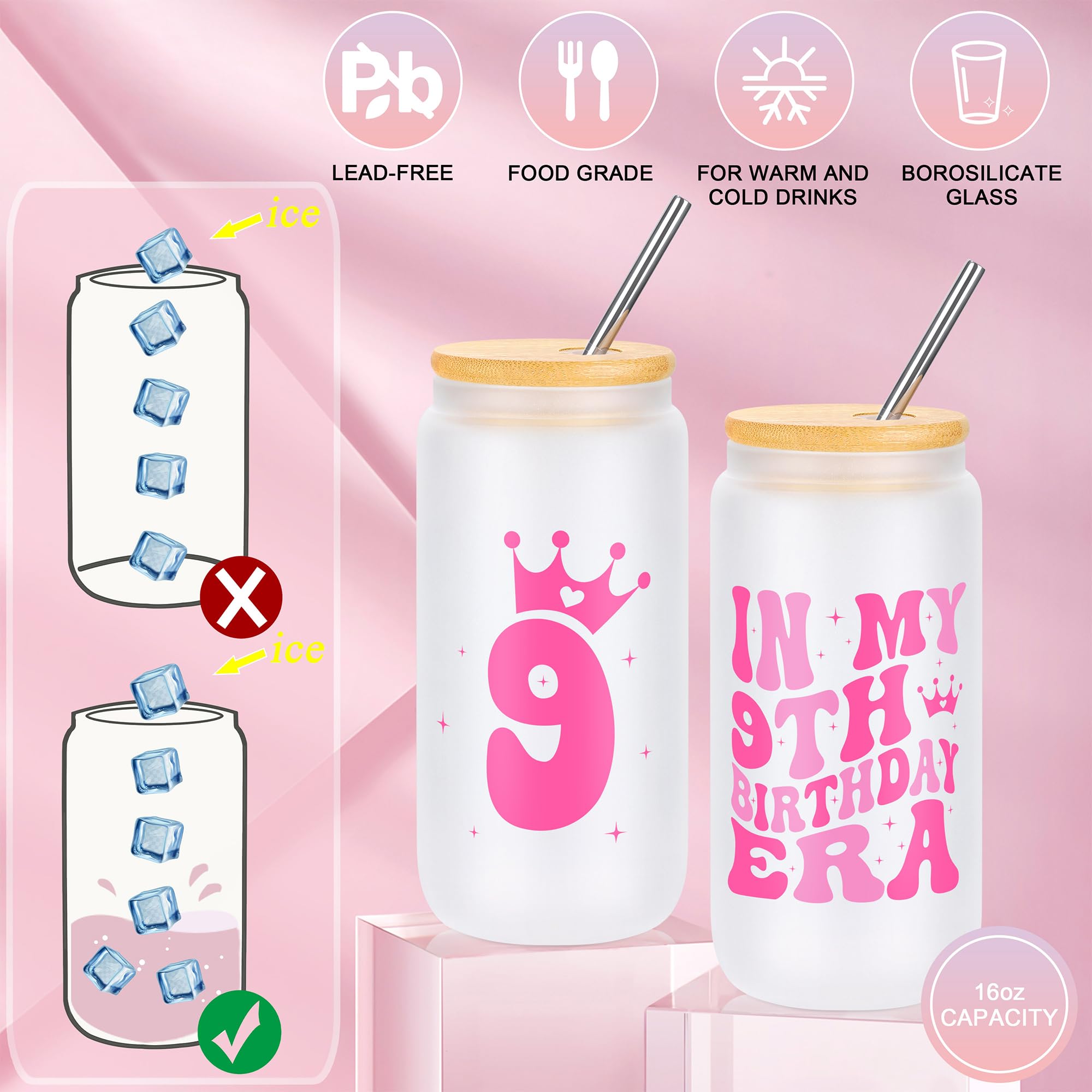 JTENGTOP 9 Year Old Beautiful Teen Girl Birthday Gifts Ideas, Gift Gifts for 9 Year Old Sweet Teen Girls, Top 9th Birthday Decor