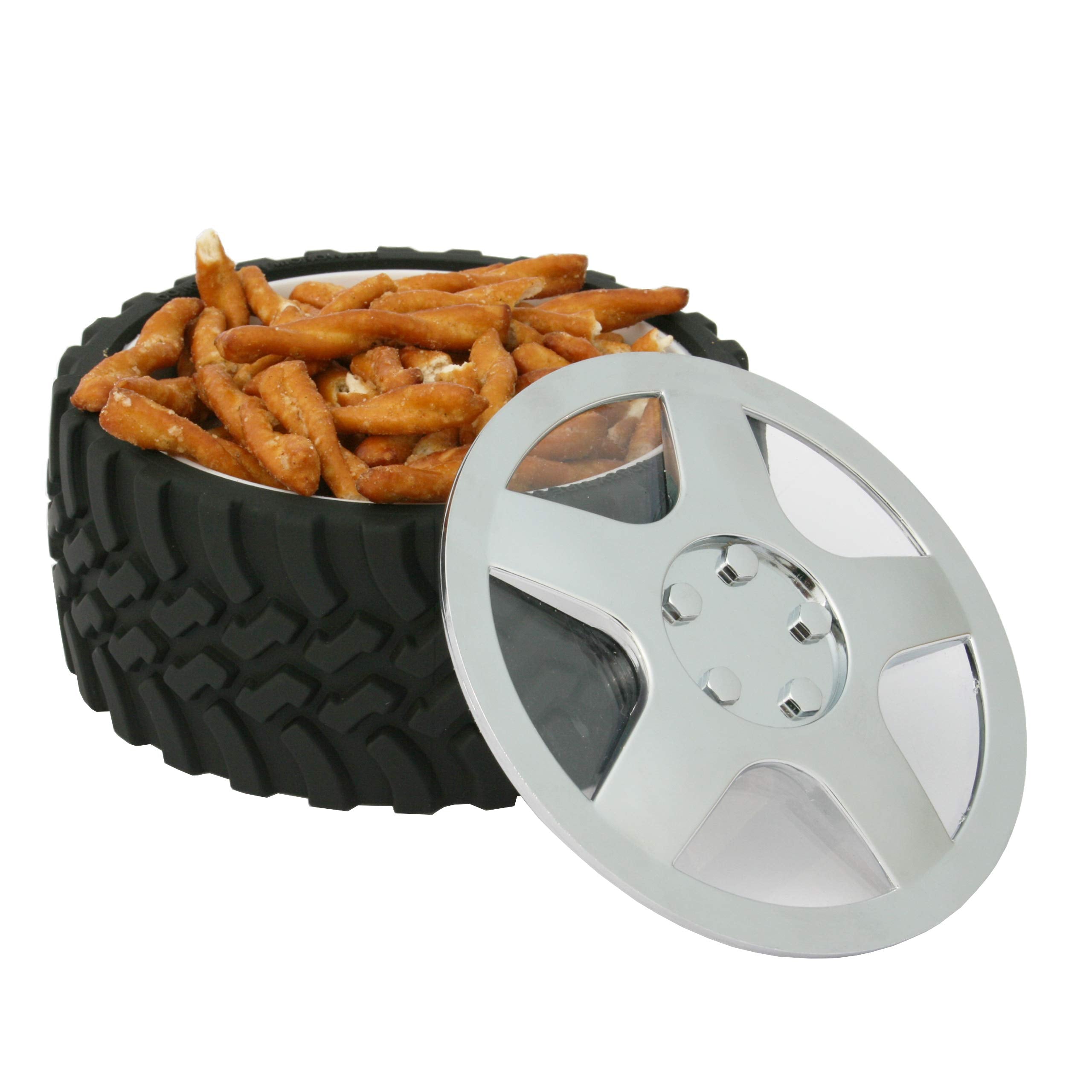 Wrenchware Knobby Tread Rubberized Tire Bowl, Men, Women And Kids Motor Enthusiasts Gift, Office, Men Cave, Workshop, Home And O