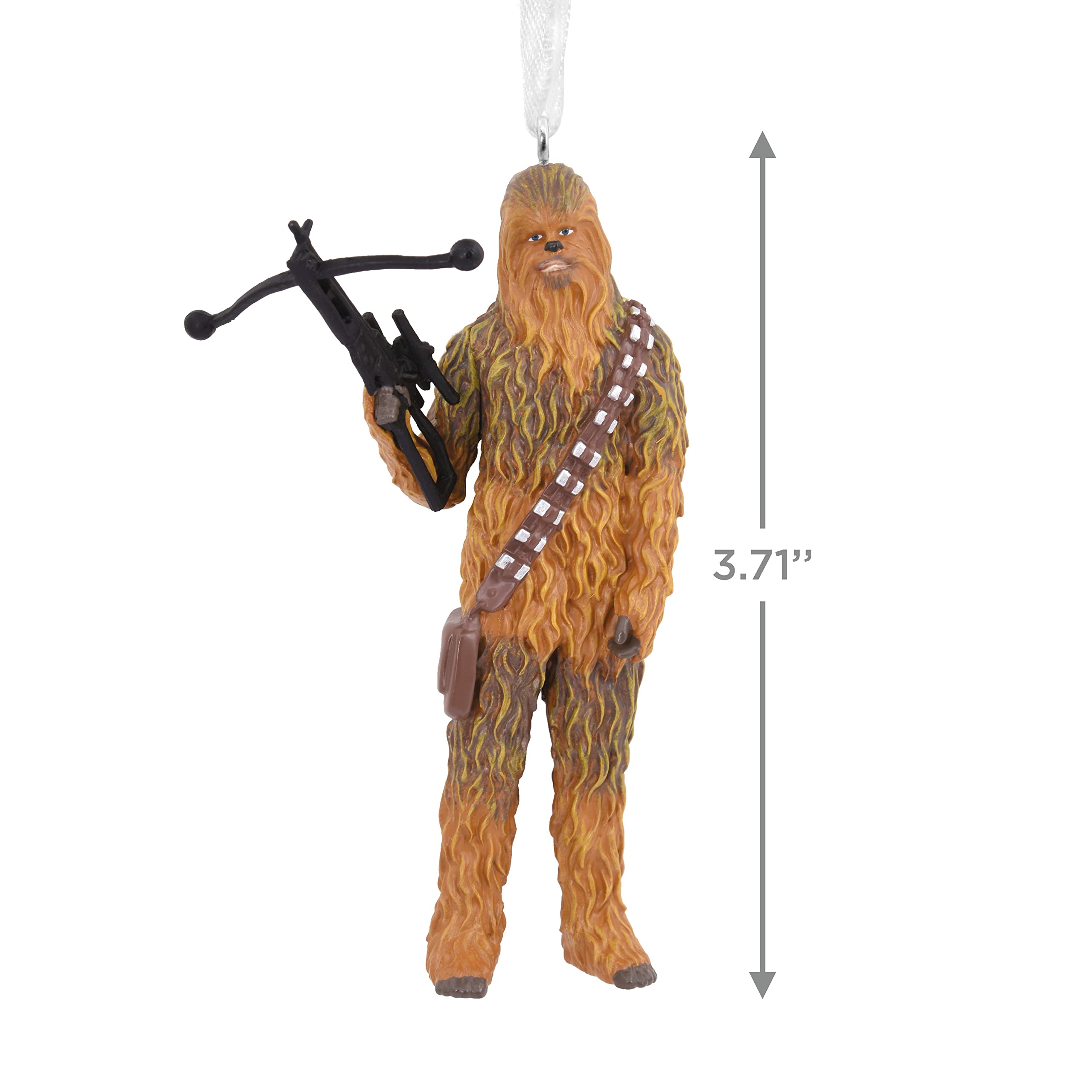Hallmark Star Wars Chewbacca with Bowcaster Christmas Ornament, May The 4th