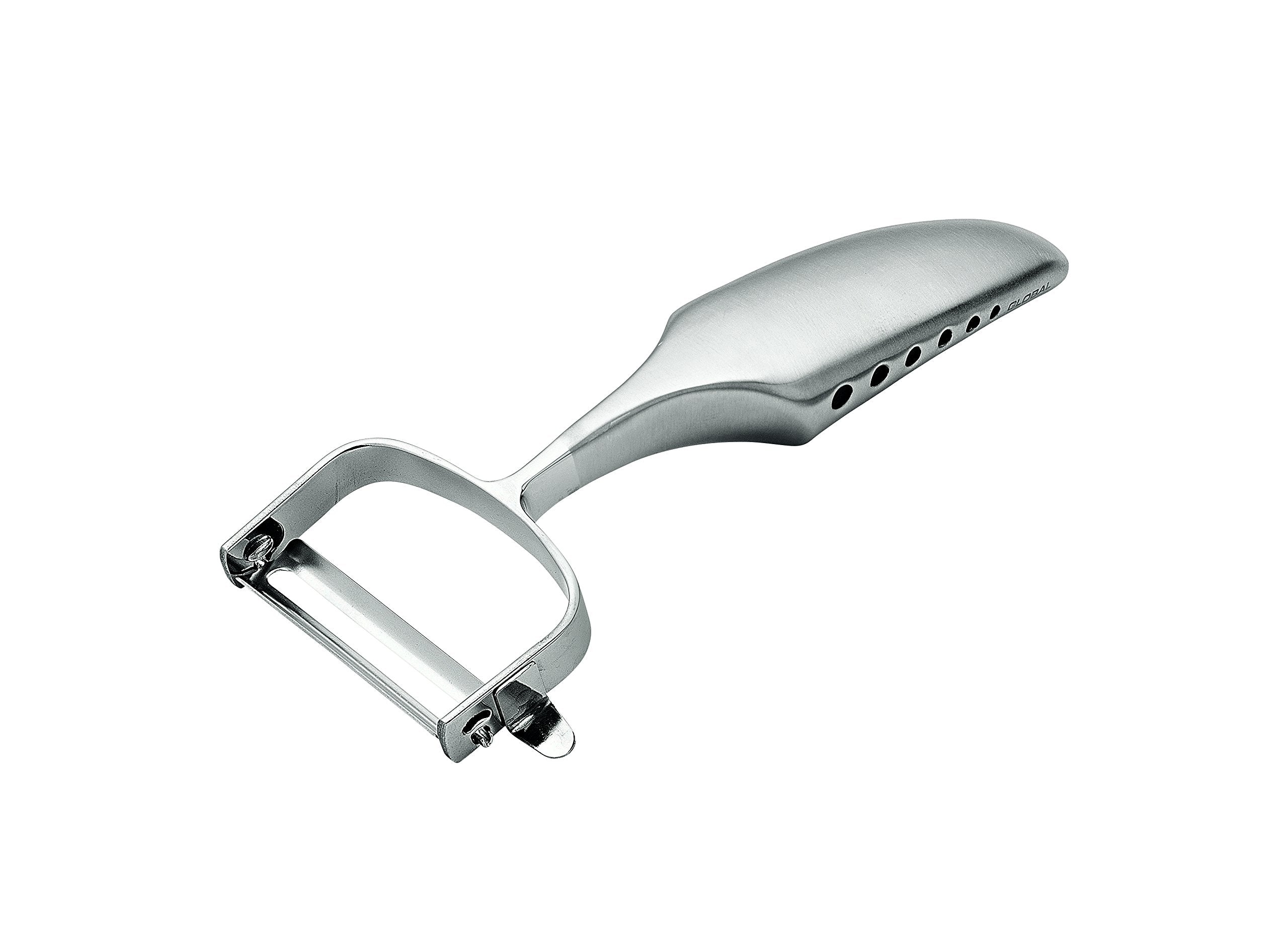 Global Stainless Steel Vegetable Peeler Plain Edge 5Cm Gs-68