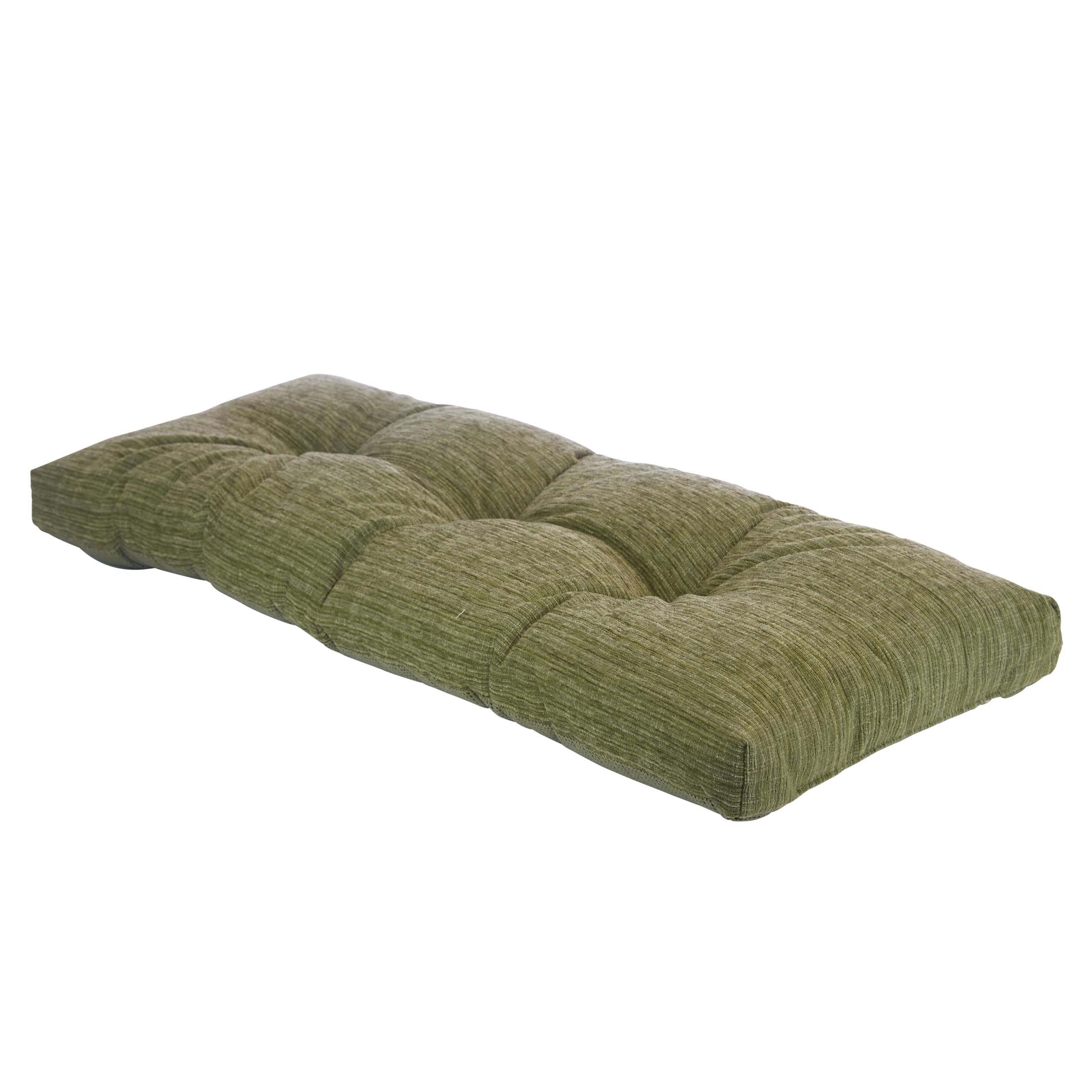 Klear Vu Corner Nook Or Piano Seat Omega Non-Slip Tufted Bench Cushion For Indoor Furniture, Entryway Storage, Bay Window, 43 In