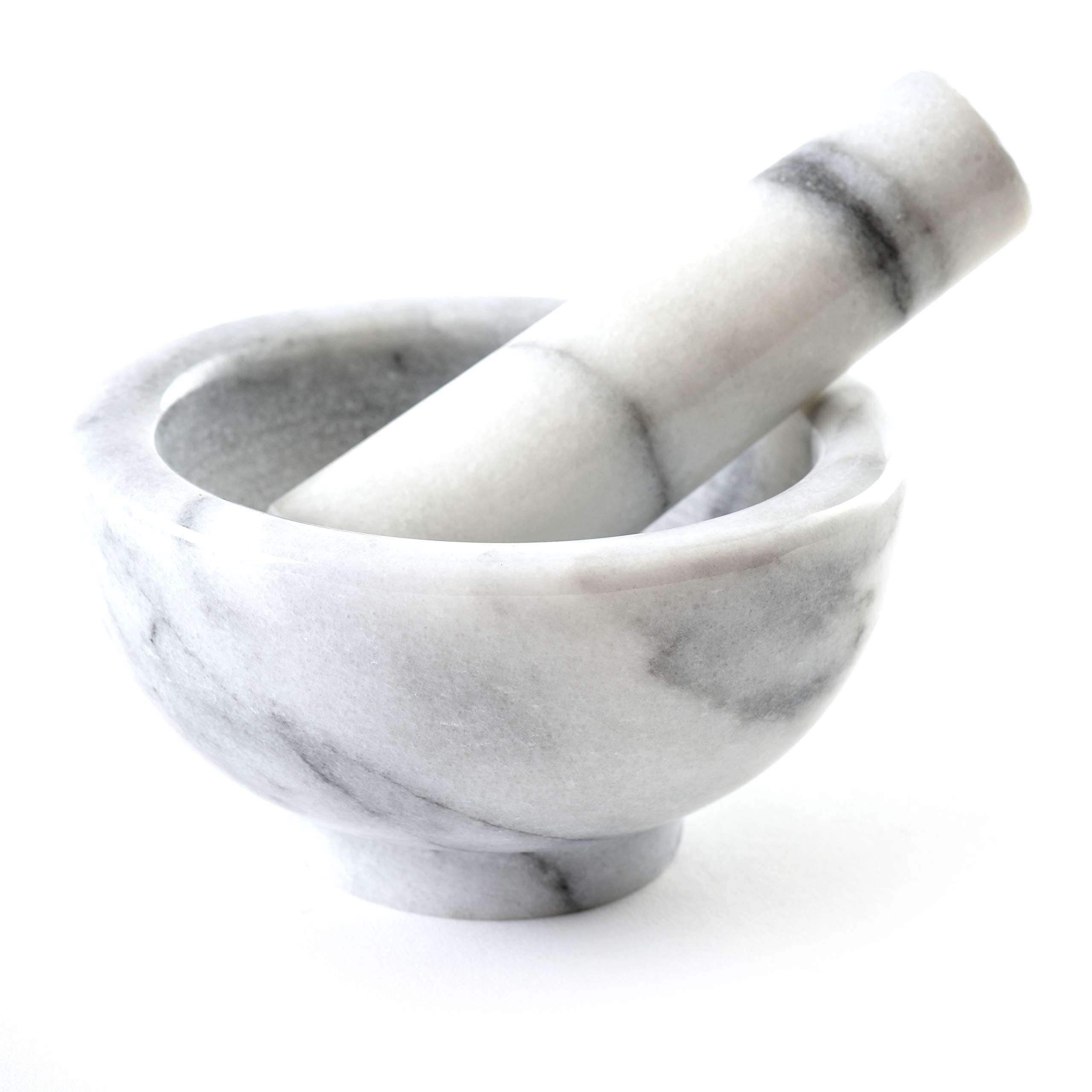 Norpro 693 White Marble Mortar And Pestle, 1 Ea