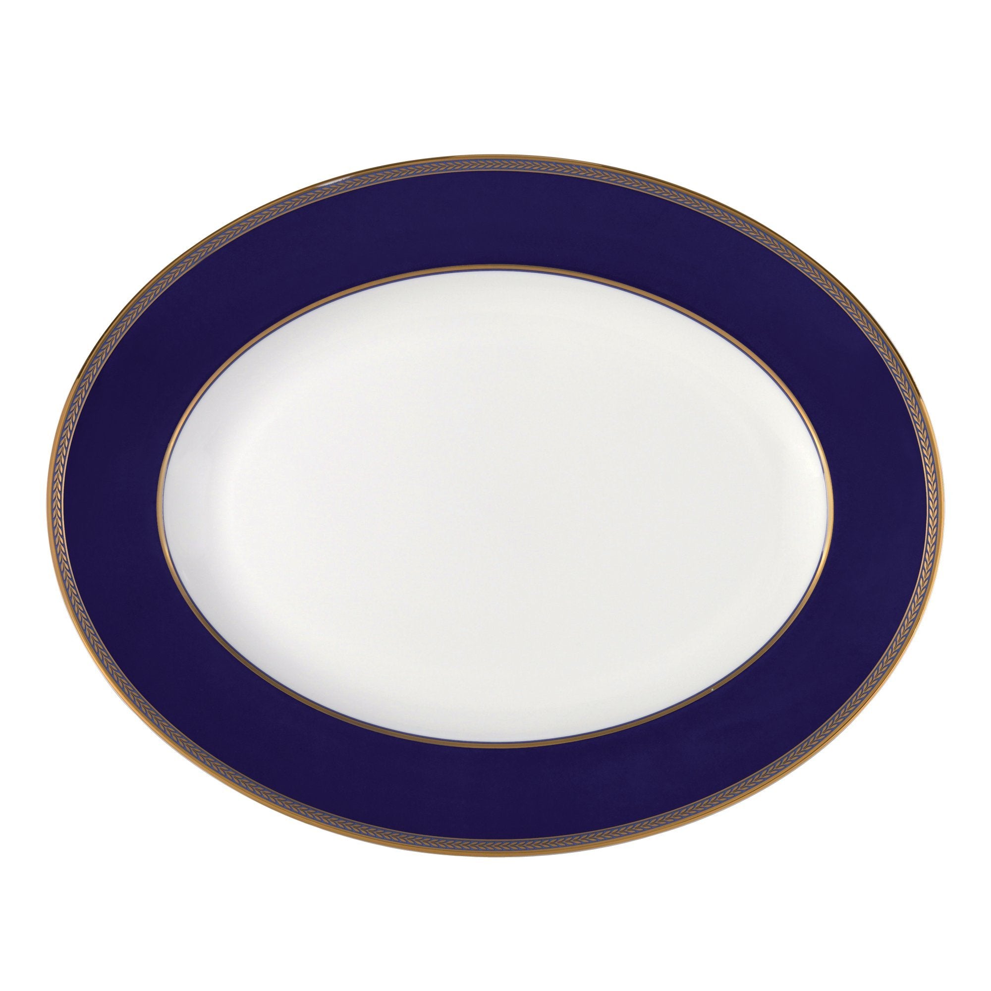 Wedgwood Renaissance Gold Oval Platter 13.75