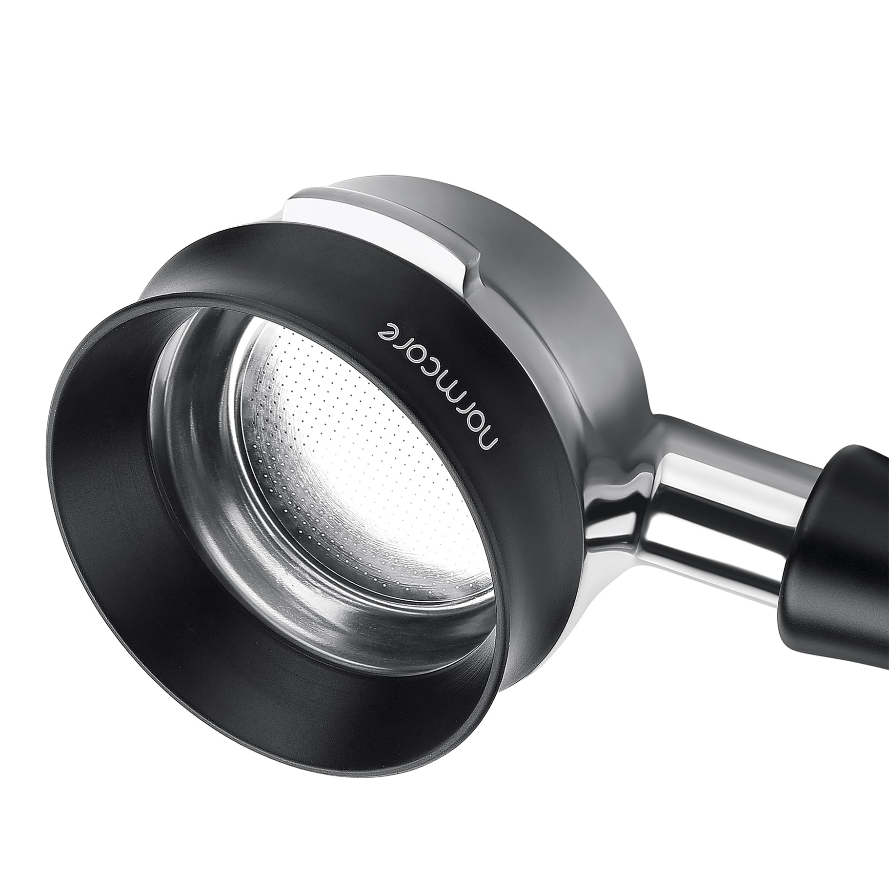 Normcore 58Mm Magnetic Dosing Funnel - Espresso Coffee Dosing Ring - 15Mm Anodized Aluminum With 9 Magnetized Steel Compatible W