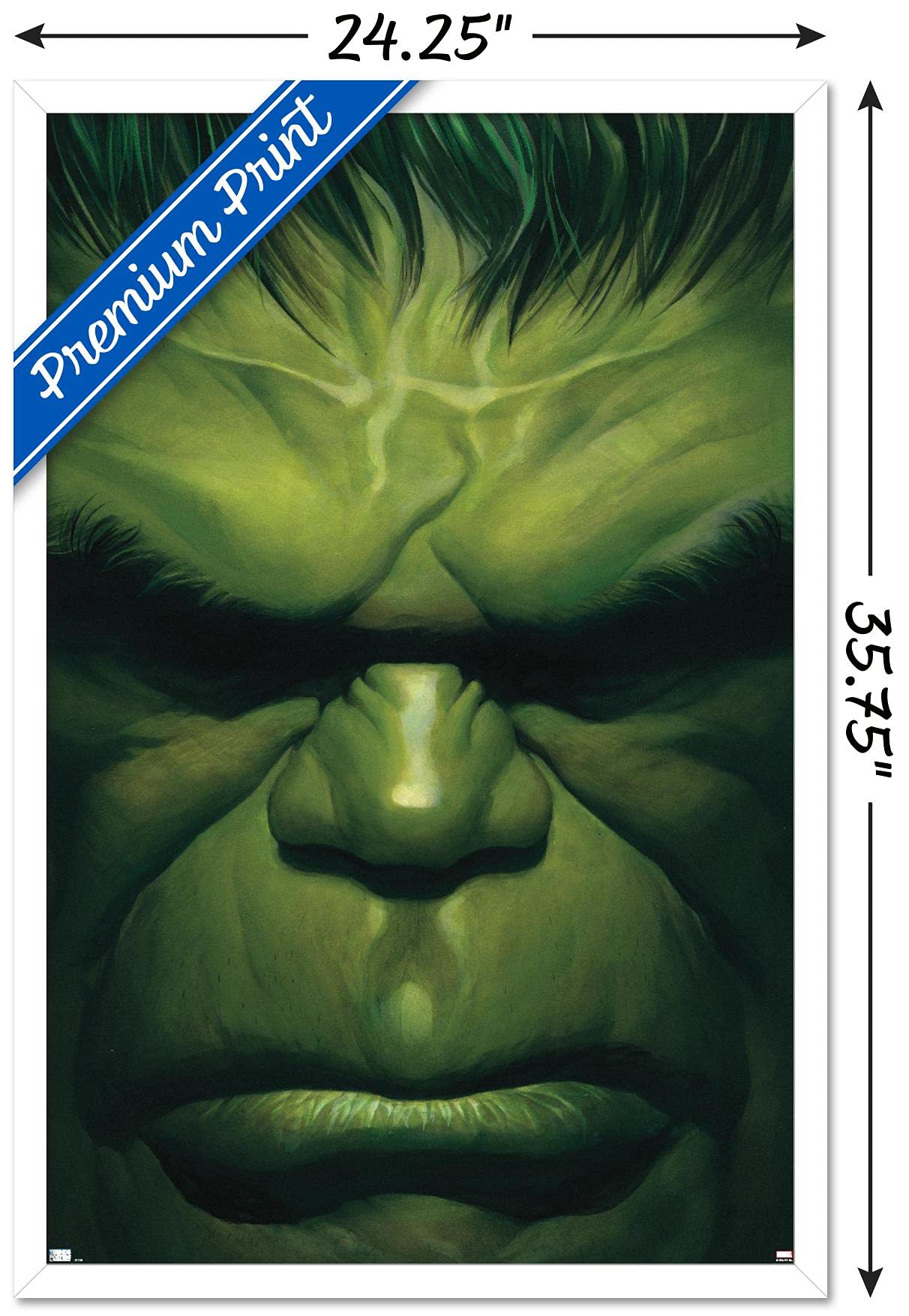 Trends International Marvel Comics - Hulk - The Immortal Hulk #18 Wall Poster, 22.37'' X 34.00'', White Framed Version