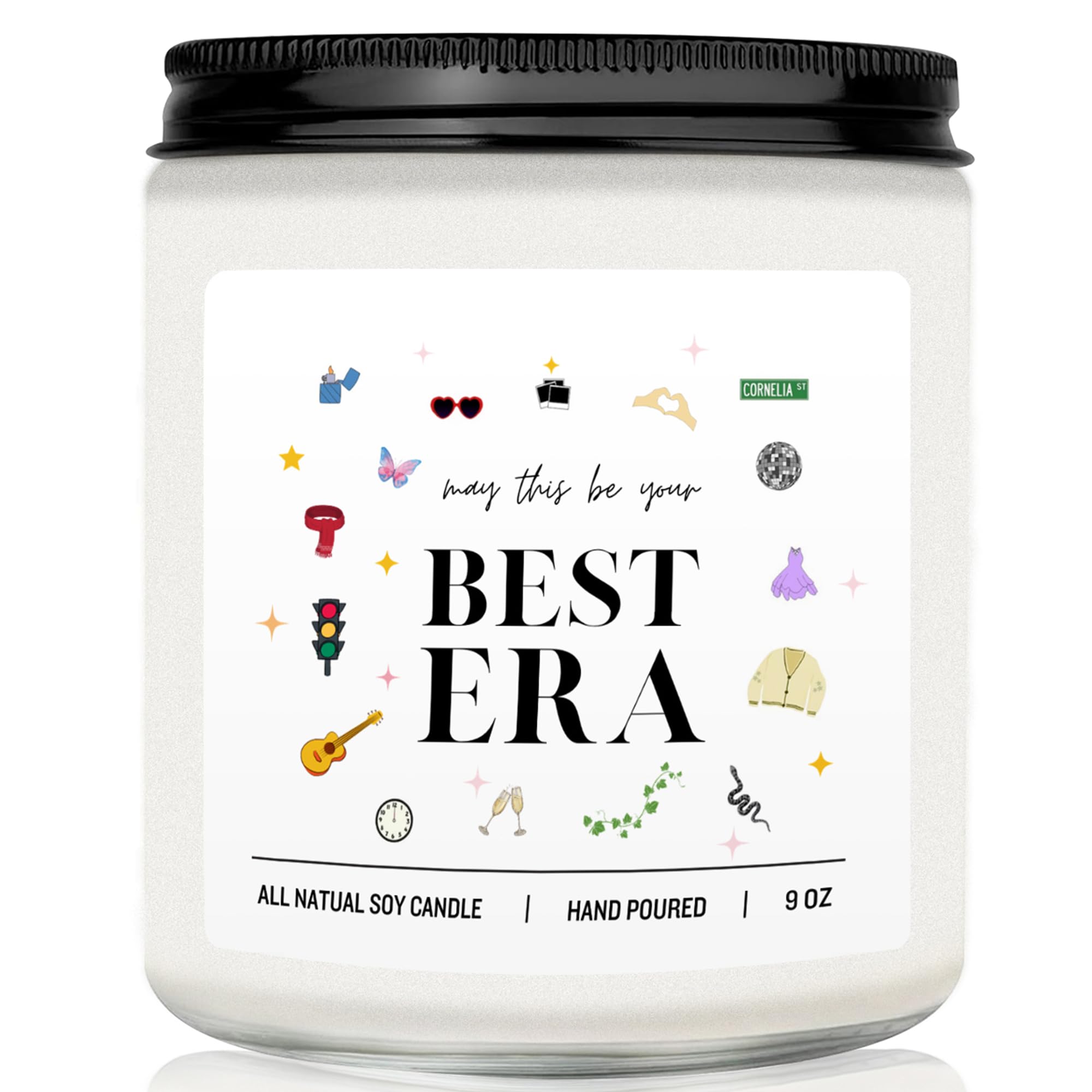 Taylor Inspired May This Be Your Best Era Scented Candle - Natural Soy Lavender Candle- 9Oz, Cool Gifts Idea for Christmas, Birt