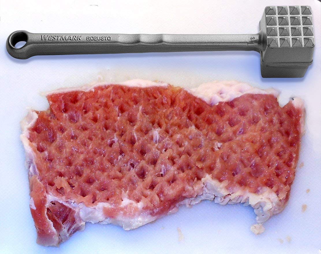 Westmark Germany Double-Sided Meat Tenderizer  9.5-inch (Grey)