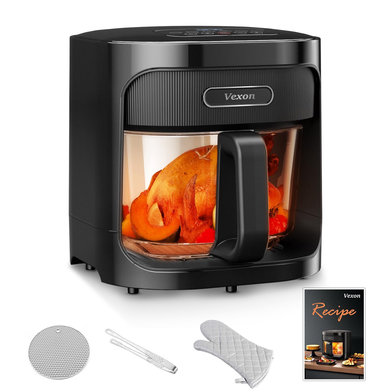 Vexon 4.5L Glass Air Fryer