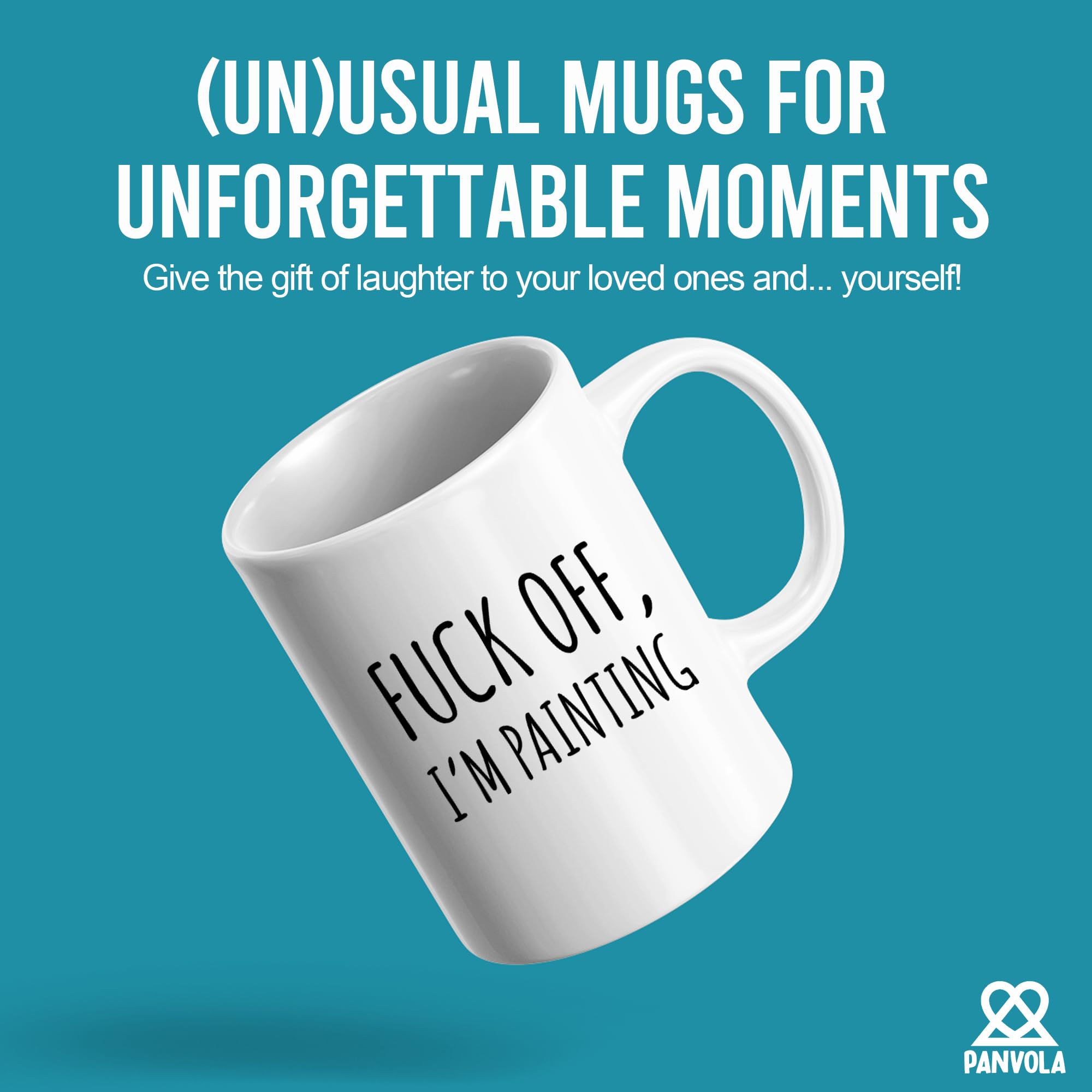 F*** Off I'm Painting Sarcastic Artist Appreciation Art Teacher Gift For Artist And Painter Original Artwork Lover Presents Coffee Mug 11 oz