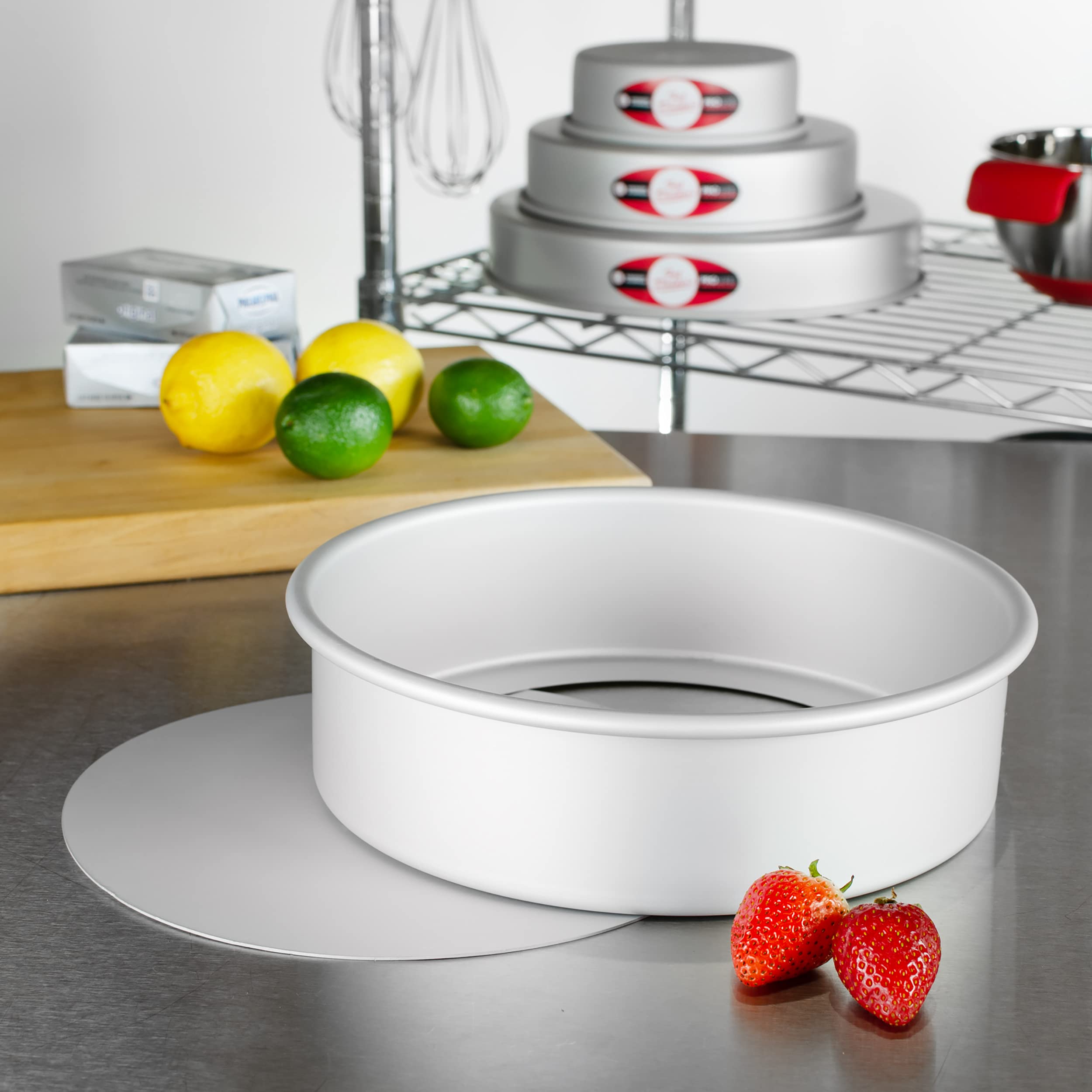 Fat Daddio'S Pcc-103 Anodized Aluminum Round Cheesecake Pan, 10 X 3 Inch