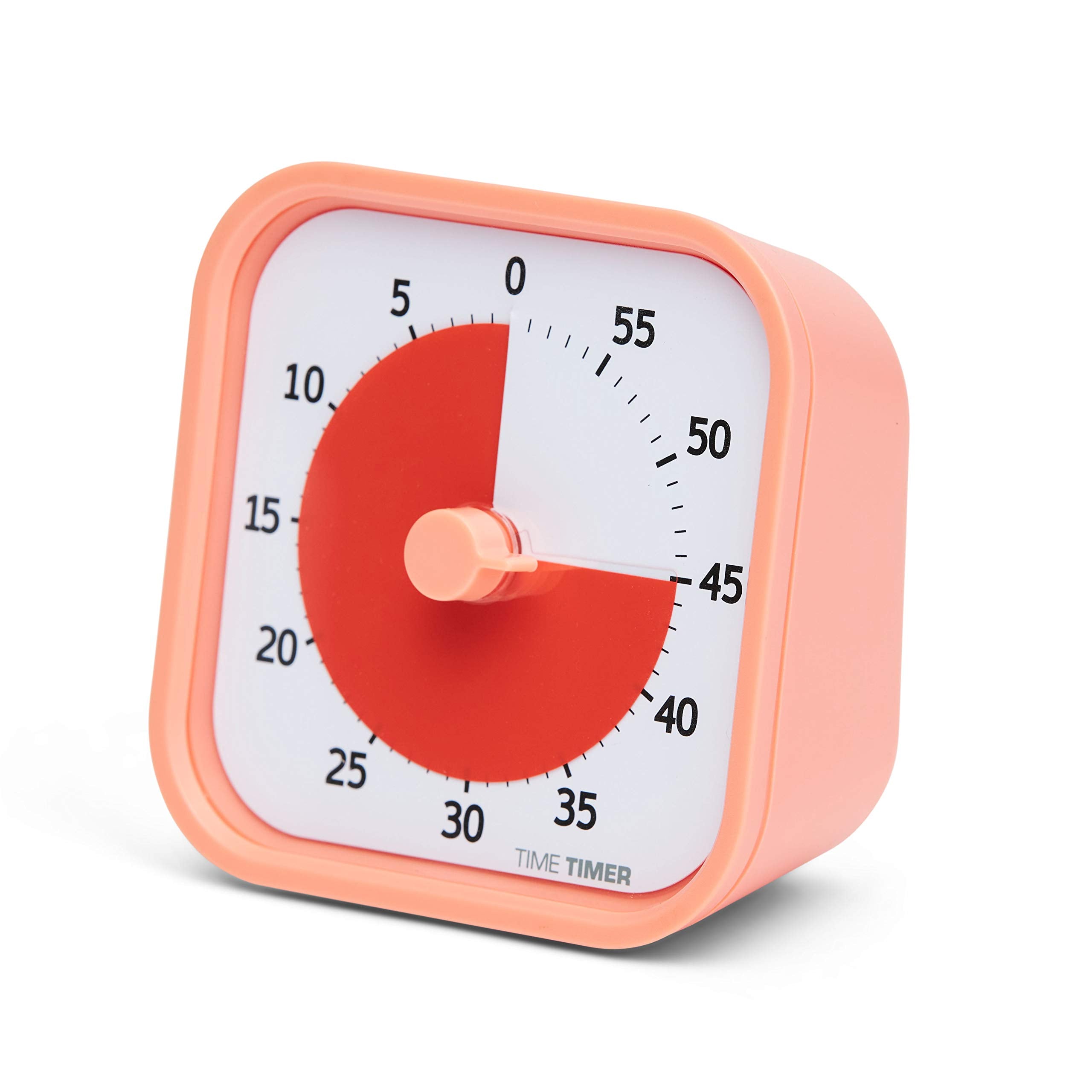 TIME TIMER Home MOD - 60 Minute Kids Visual Timer Home Edition - For Homeschool Supplies Study Tool  Timer for Kids Desk  Office Desk and Meetings with Silent Operation (Dreamsicle Orange)