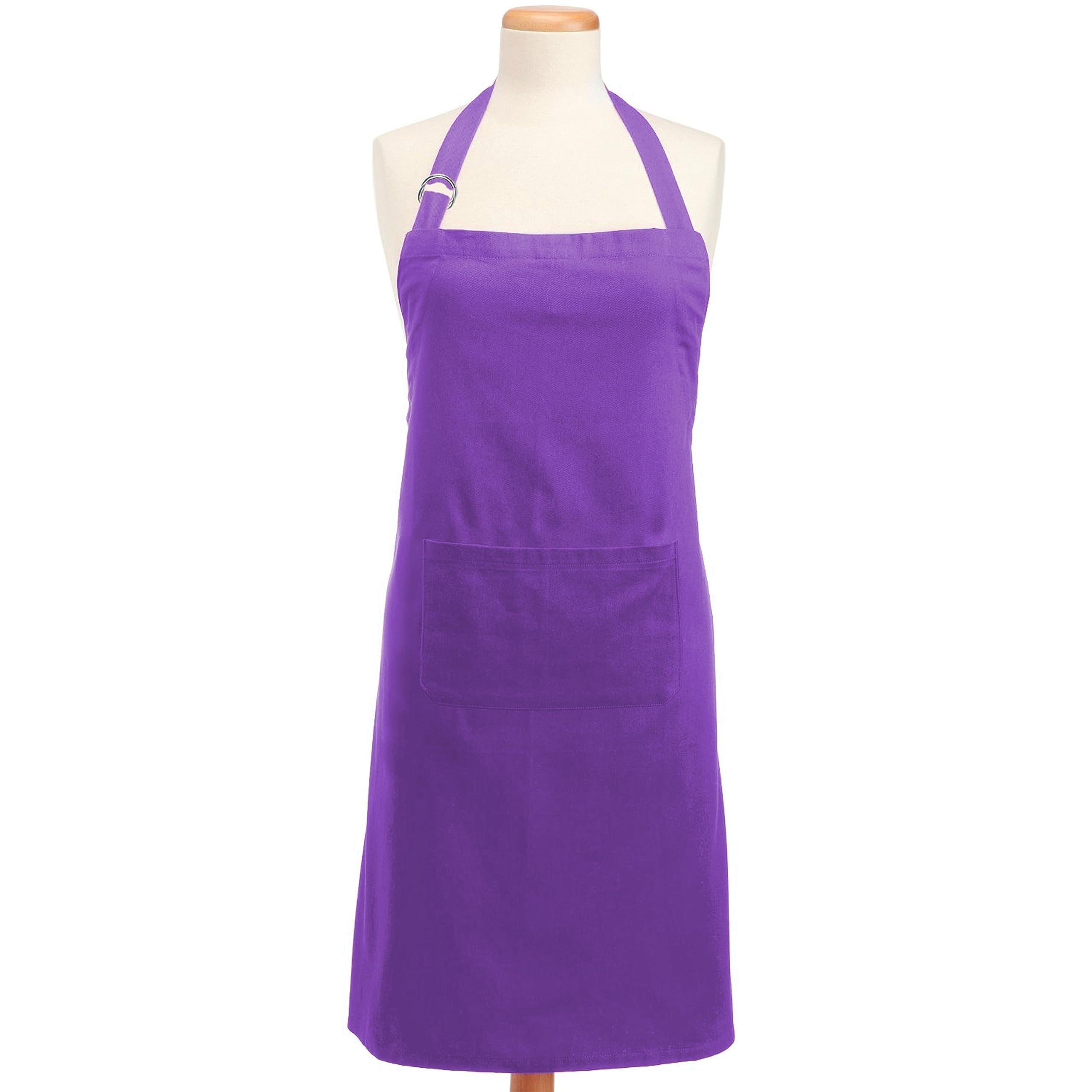 Dii Everyday Basic Kitchen Collection, Chef Apron, Neon Purple