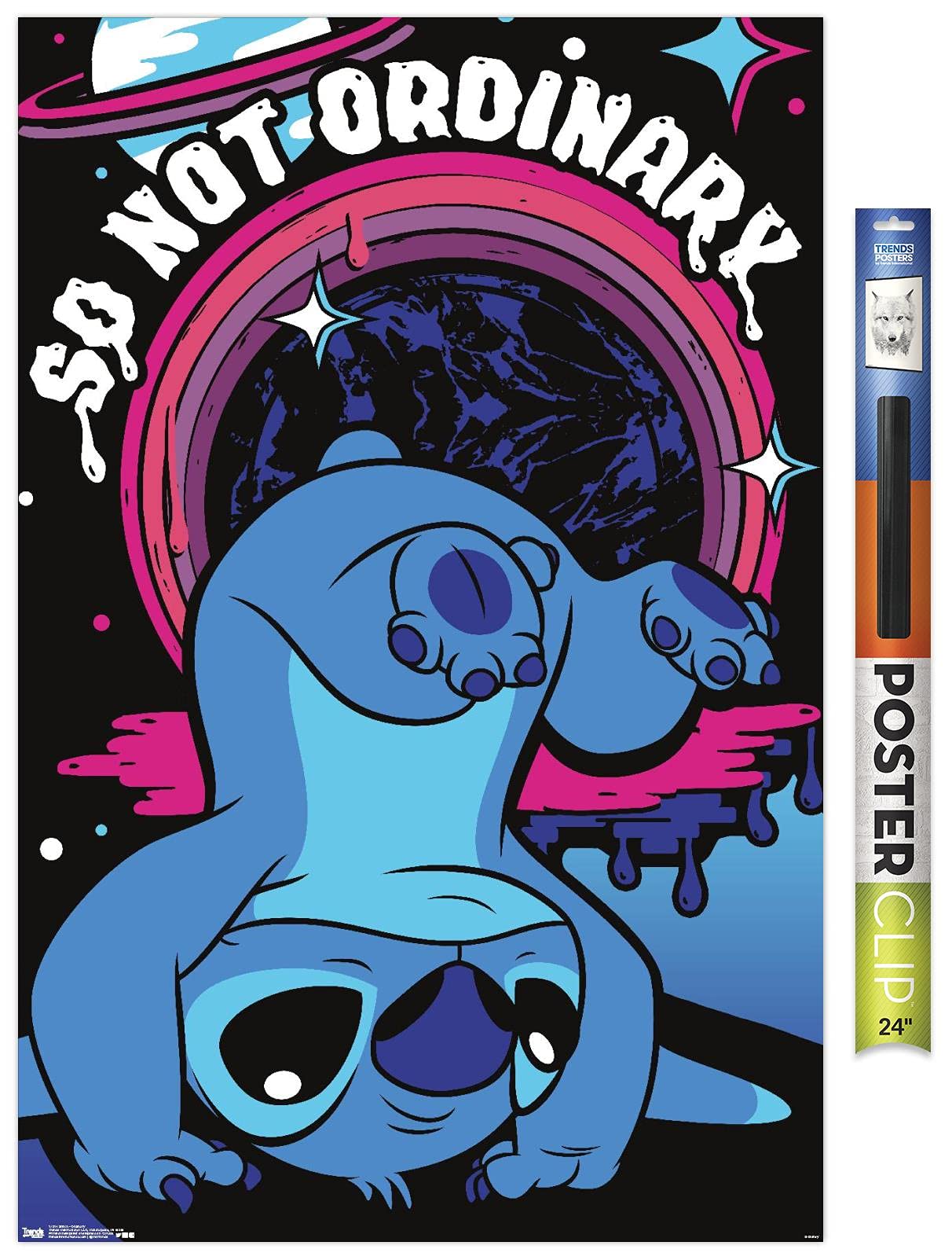 Trends International Disney Lilo And Stitch - Ordinary Wall Poster, 22.375'' X 34'', Poster & Clip Bundle