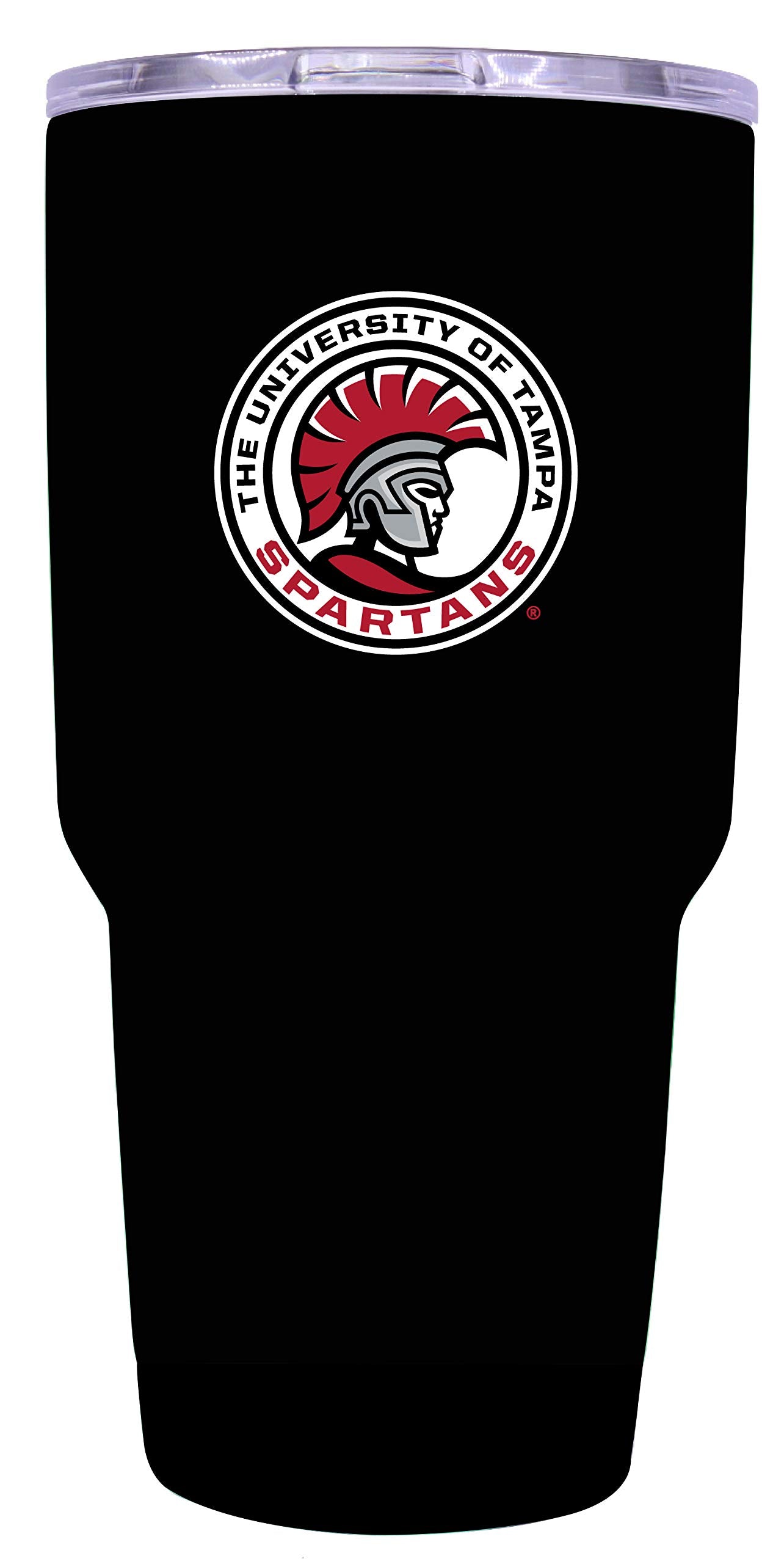 R And R Imports University Of Tampa Spartans 24 Oz Black Insulated Stainless Steel Tumbler Officially Licensed Collegiate Produc