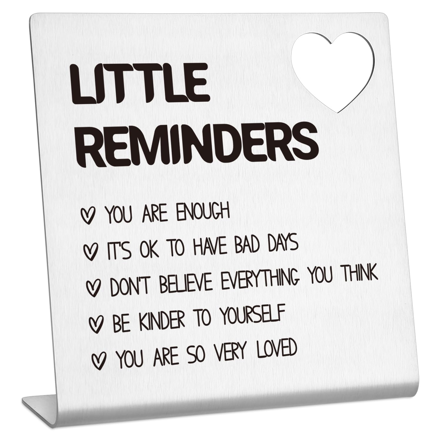 Funny Office Desk Decor Sign for Women Coworker Little Reminders Desk Decor Motivational Quote Home Office Bedroom Table Decor G