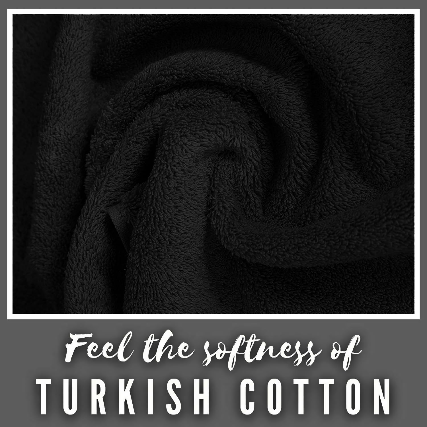 Personalized Towels, Hotel & Spa Quality, Super Soft, Highly Absorbent, 100% Turkish Genuine Cotton Monogrammed 2 Piece Bath Tow