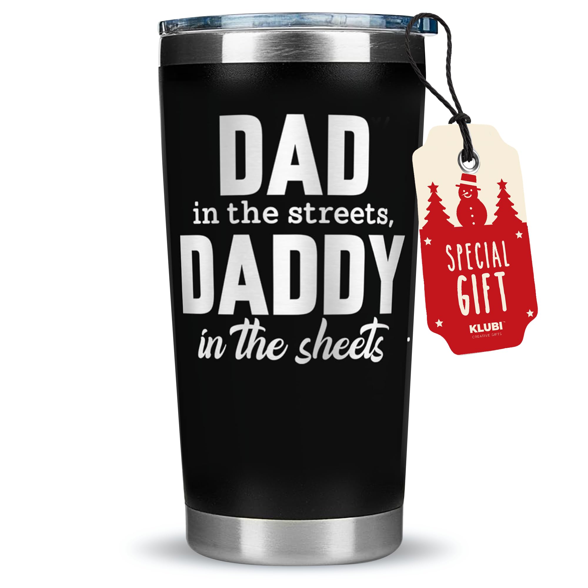 Fathers Day Gift from Wife - Dad In The Streets Daddy In The Sheets Cup Boyfriend Gift Ideas Birthday Gifts for Husband from Wif