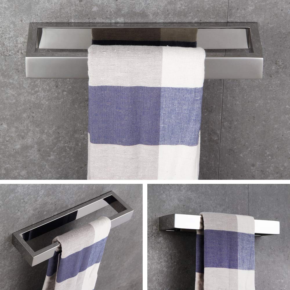 Beigeewy Bathroom Hand Towel Holder Sus 304 Stainless Steel Towel Ring For Bath Kitchen Wall Mounted, Polished Finish
