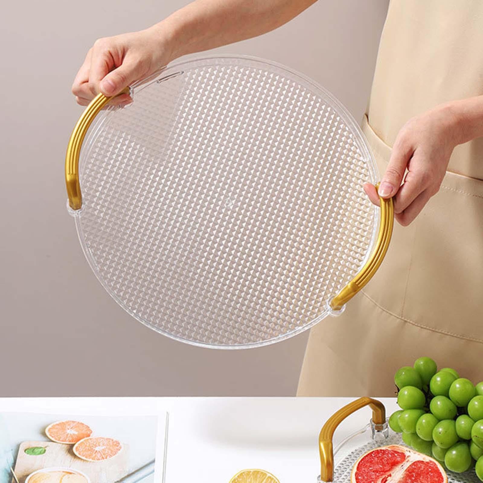 Trendivibe Serving Tray Coffee Modern Snack Plate Platter For Office Coffee Table Cafes L