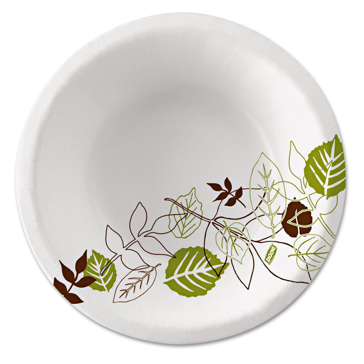 Dixie Ultra Sxb12Wspk Bowls, Heavy Weight, 12Oz., 125/Pk, Pathways/White