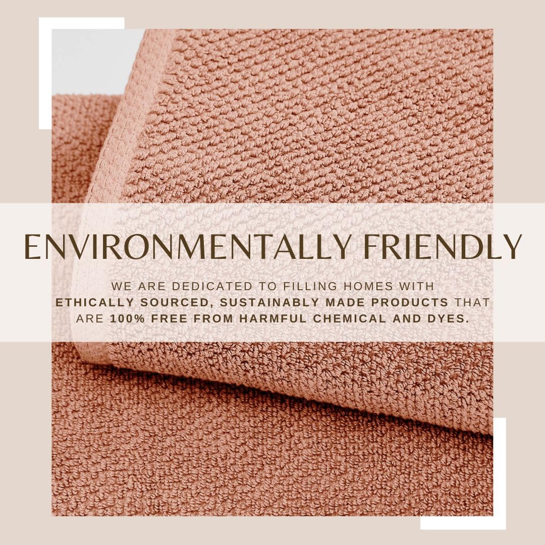 Great Bay Home Pink Washcloth- 100% Cotton 12-Pack 13X13 Wash Cloth - Absorbent, Quick-Drying, Durable Face Towels For Bathroom