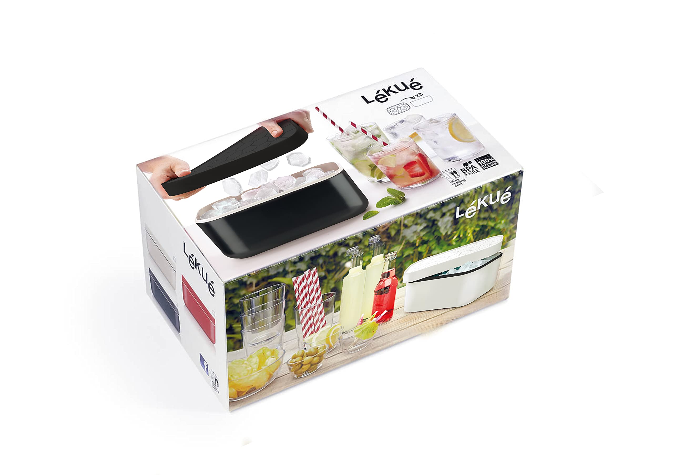 Lekue Ice Box, White