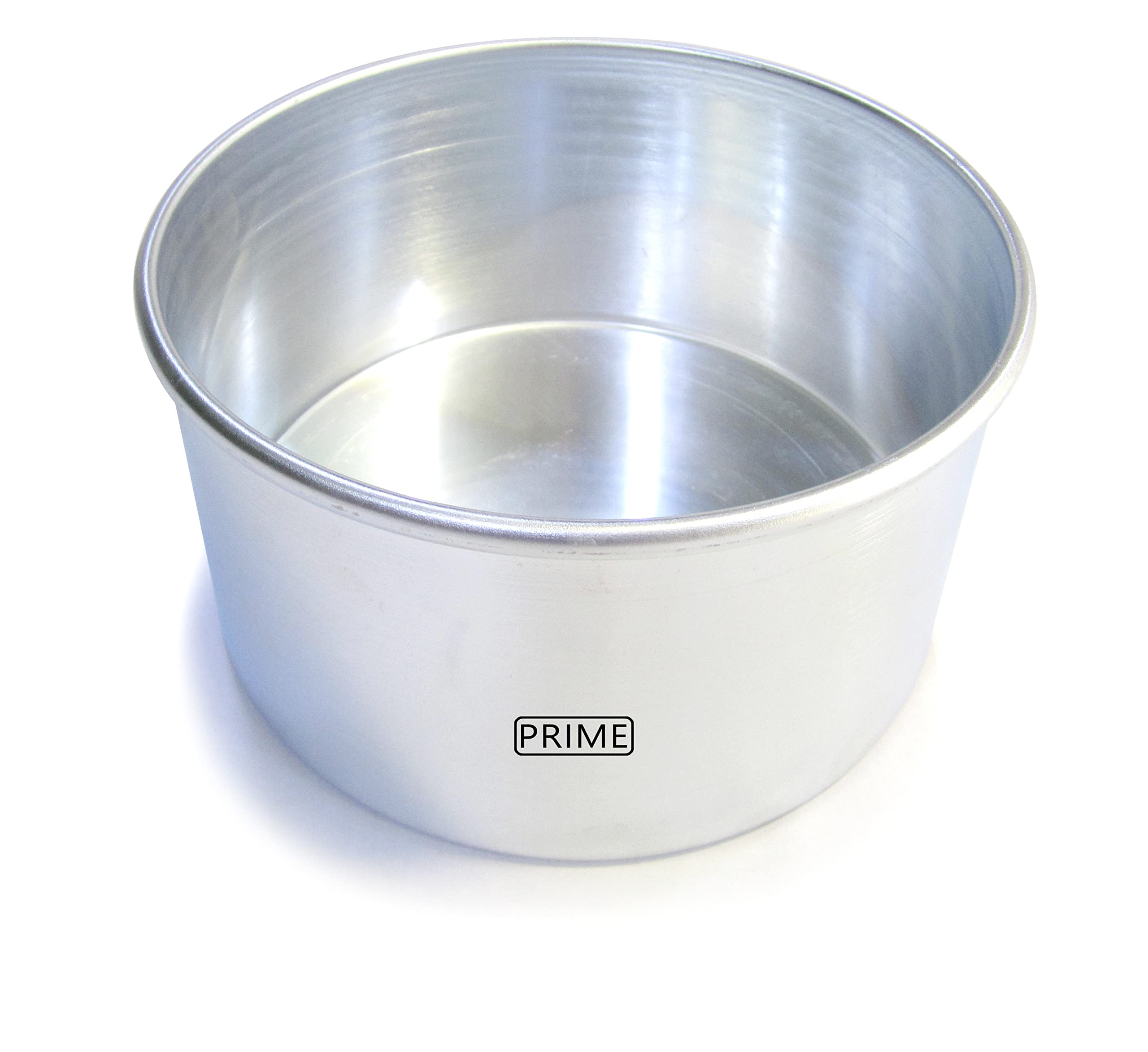 Prime Bakers And Moulders Round Aluminium Cake Mould For Oven - 6 Inch Diameter: 4 Inch Depth