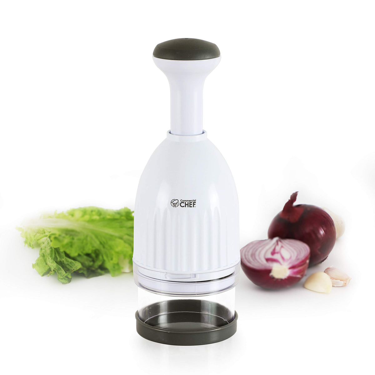 Commercial Chef Food Chopper, Manual Hand Chopper Dicer Easy To Clean, Press Chopper Mincer For Vegetables Onions Garlic Nuts Sa