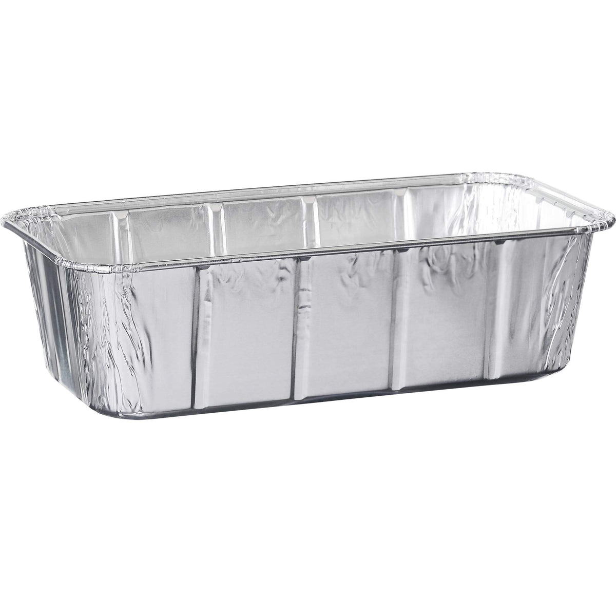 Plasticpro [2 Lb 25 Pack Disposable Loaf Pans Aluminum Tin Foil Meal Prep Bakeware - Cookware Perfect For Baking Cakes, Bread, M