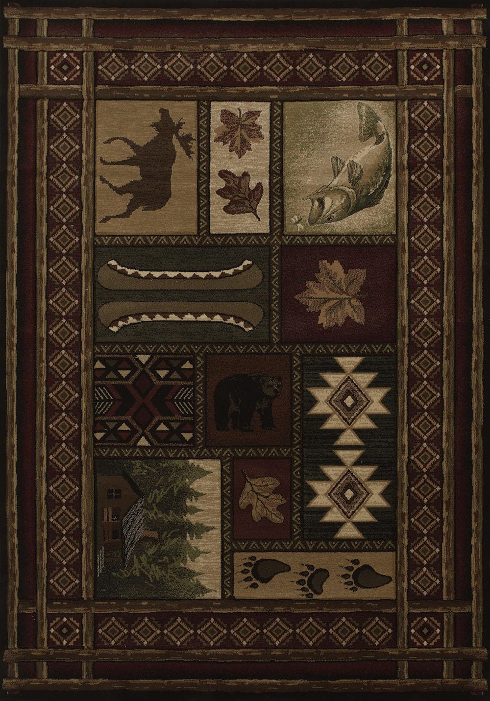 United Weavers Cabin Chalet Toffee