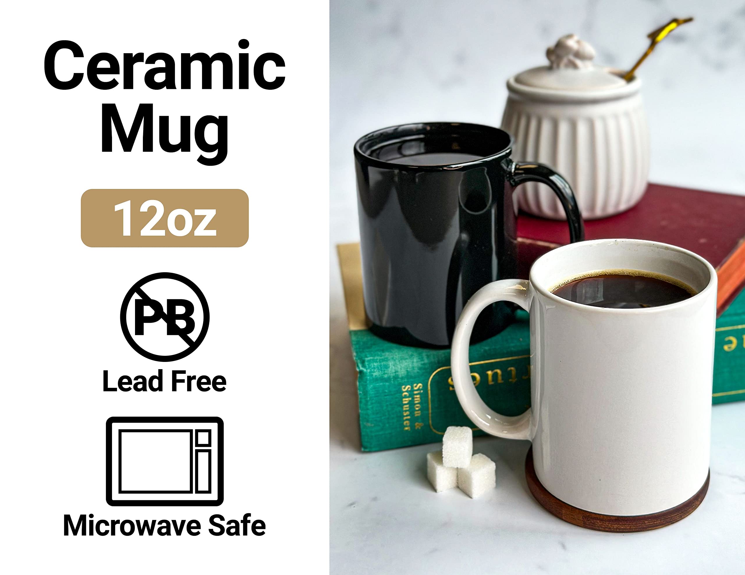 Baylor Bears Black Ceramic Mug (Black). Officially Licensed Collegiate Product