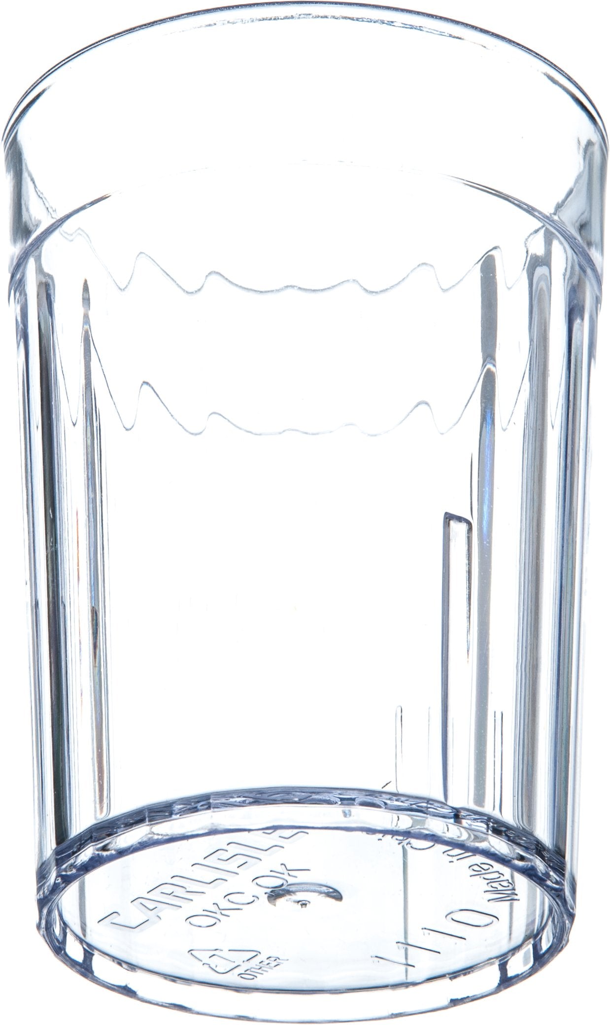Carlisle FoodService Products Bistro Tumbler Plastic Tumbler for Restaurants  Catering  Kitchens  Plastic  10.2 Ounces  Clear