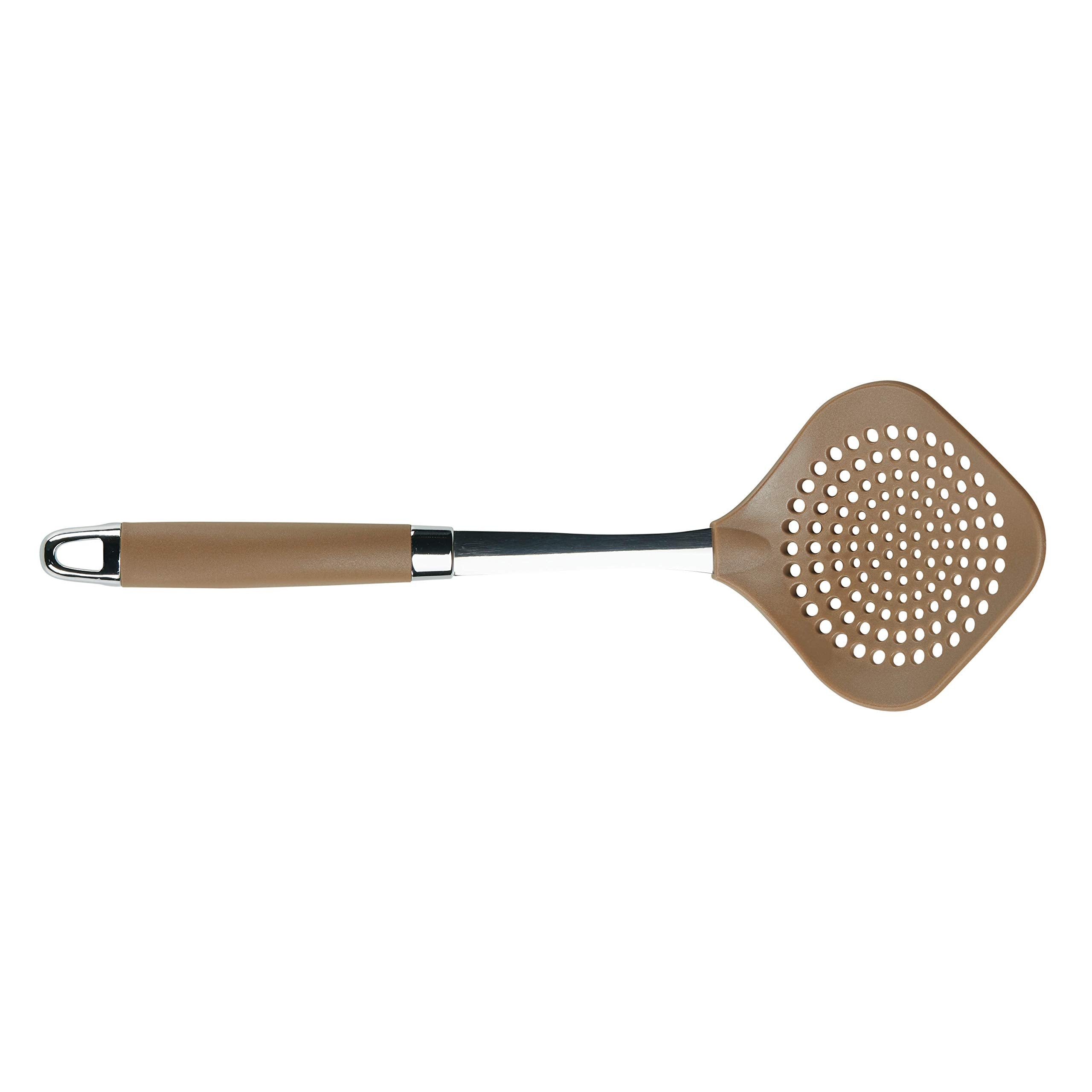 Anolon Gadgets Utensil Kitchen Pasta Cooking Tools Set, 3 Piece, Bronze Brown