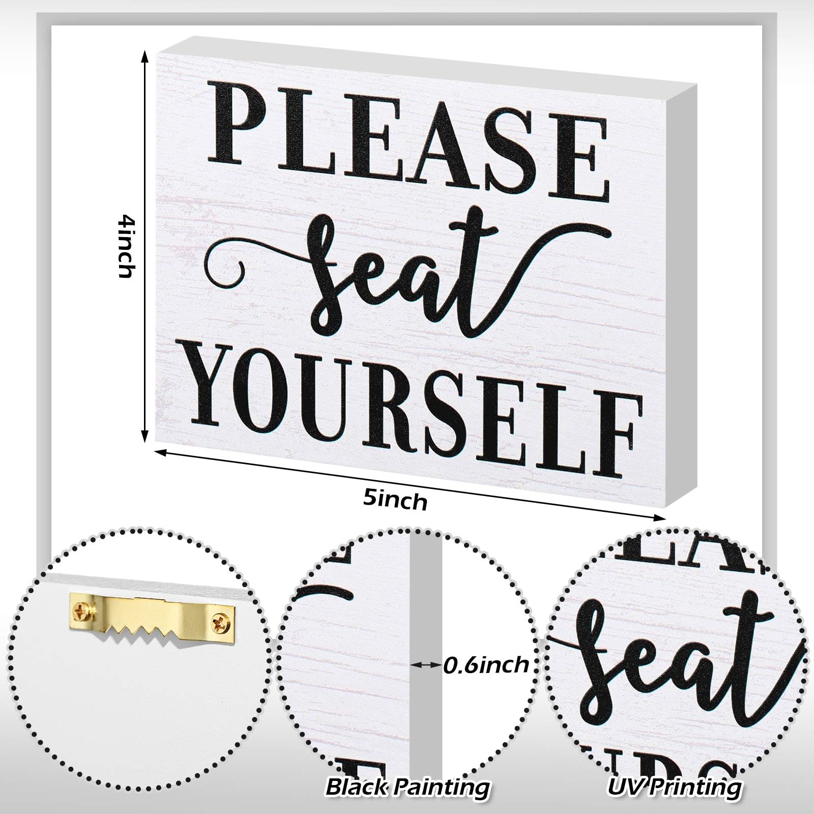 Jetec 2 Pieces Funny Farmhouse Bathroom Decor You Never Know What You Have Until It s Gone Toilet Paper Sign Please Seat Yoursel