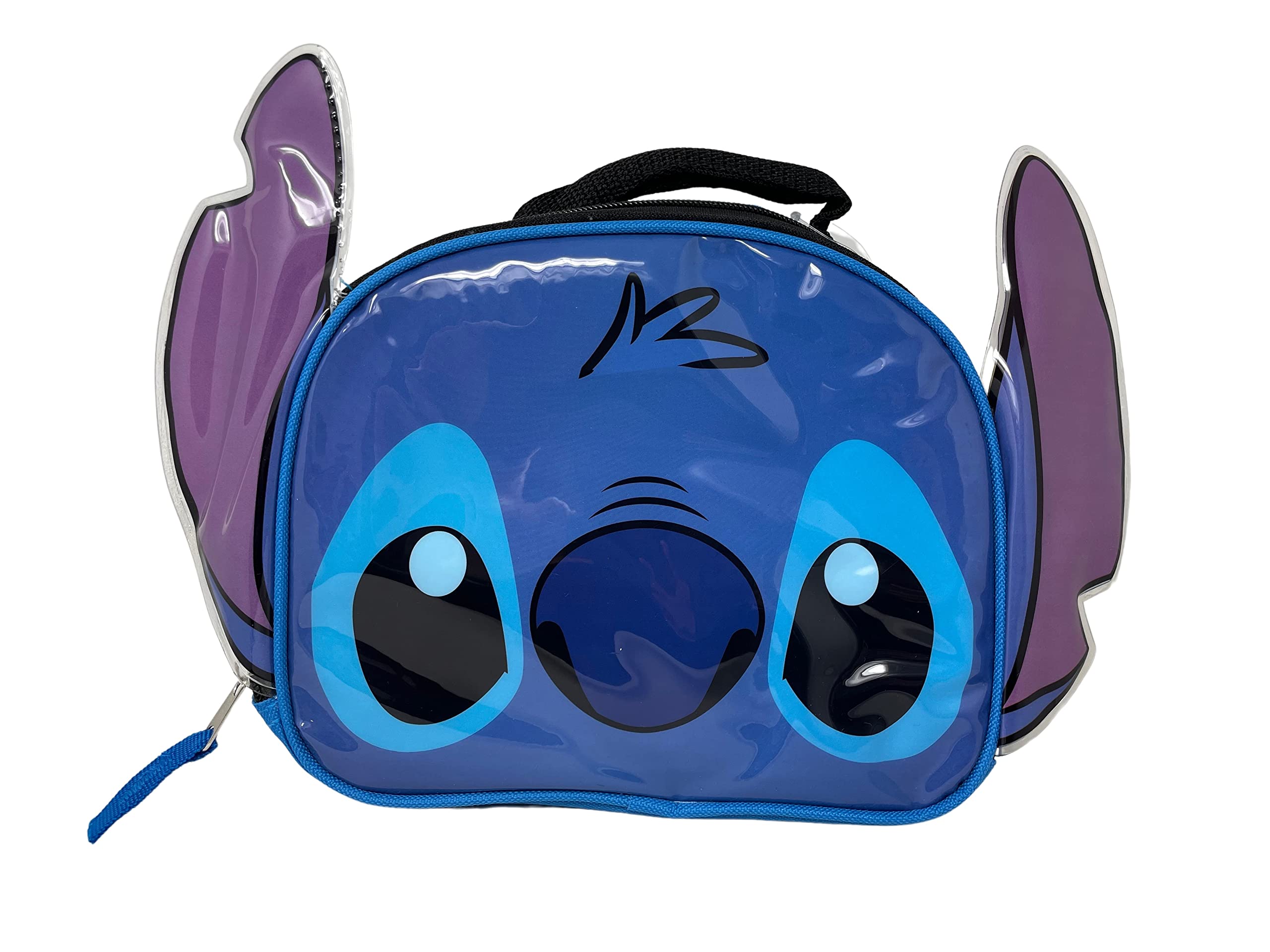 Fast Forward Stitch 3D Face Rectangle Lunch Bag