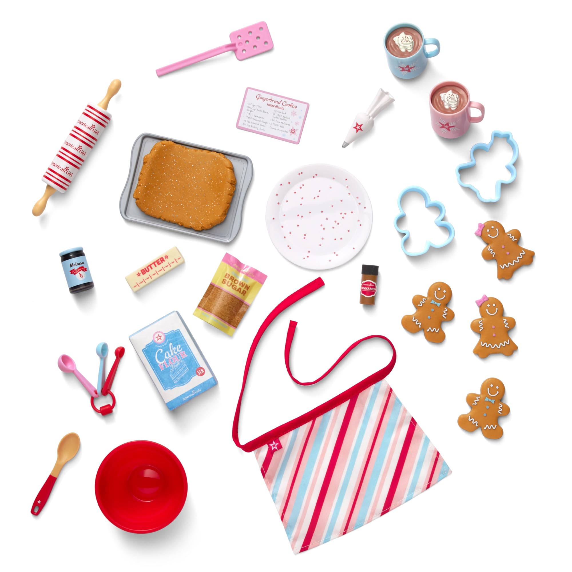 American Girl Baking Spirits Bright 2025 Advent Calendar, 18-inch Doll Accessories, 24 pcs, for Ages 6+