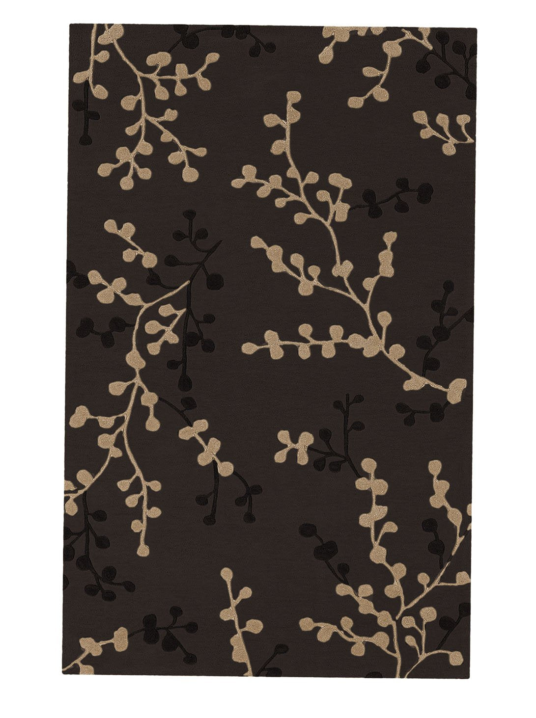 Trio Leila Charcoal & Beige 8x10, Rug