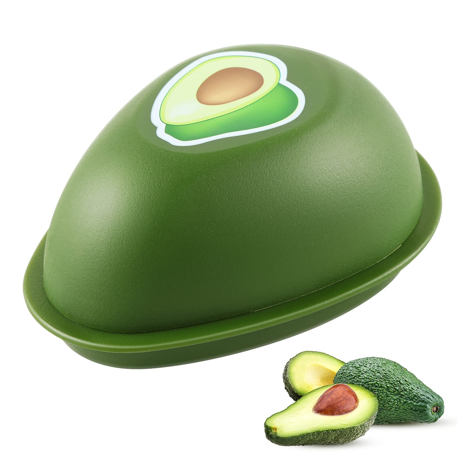 Babudeer Avocado Storage Containers, Reusable Avocado Keeper For Fridge, Individual Avocado Saver Holder Organizer For Refrigera