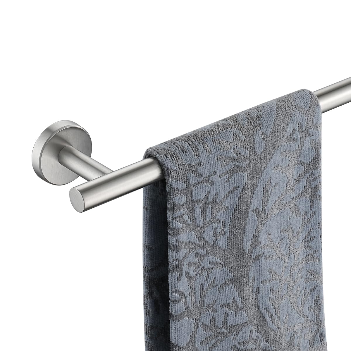 Jqk Bathroom Towel Bar, 12 Inch 304 Stainless Steel Thicken 0.8Mm Towel Rack, Towel Holder Brushed Finished Wall Mount, Total Le