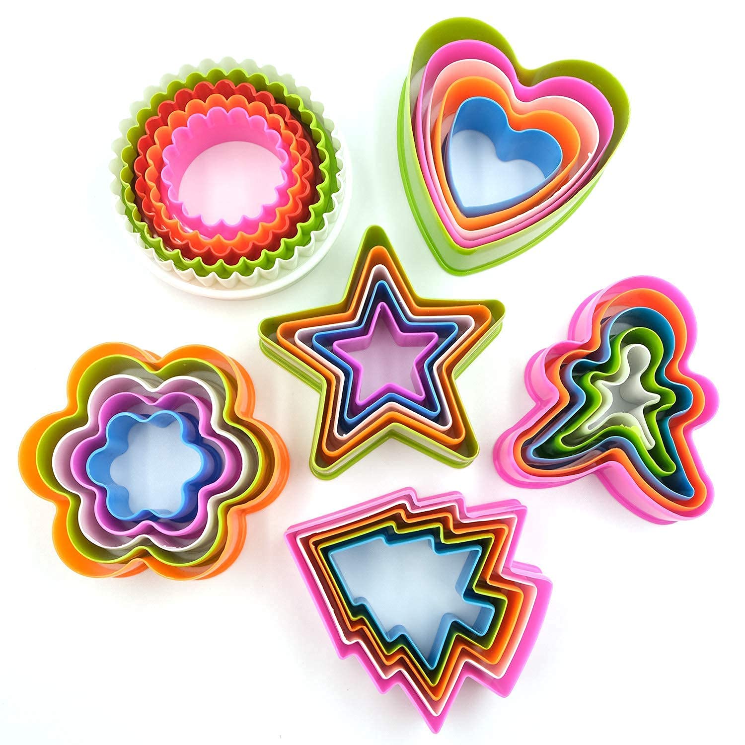 Mayata 5 Set Random Style Cookie Cutter Cake Mold Biscuit Fondant Diy Cake Cookie Mold Biscuit