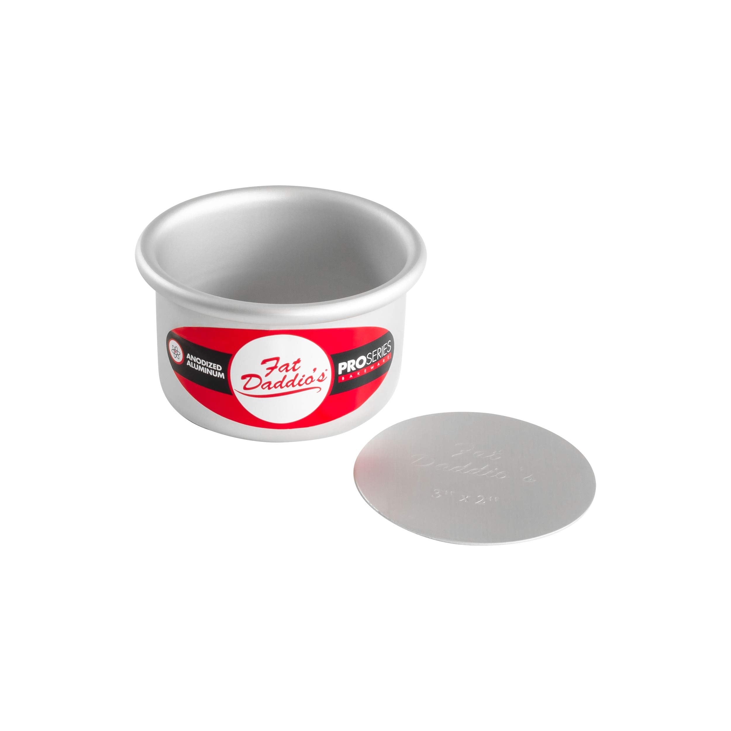 Fat DaddioS Anodized Aluminum Round Cheesecake Pan With Removable Bottom, 10 Inch By 2 Inch