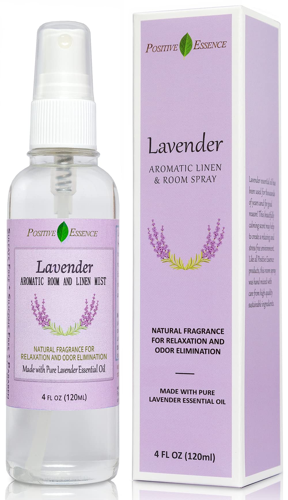Lavender Linen And Room Spray, Pure Lavender Essential Oil Pillow Spray, Natural Fabric Spray, Aromatherapy Sleep Spray For Rela