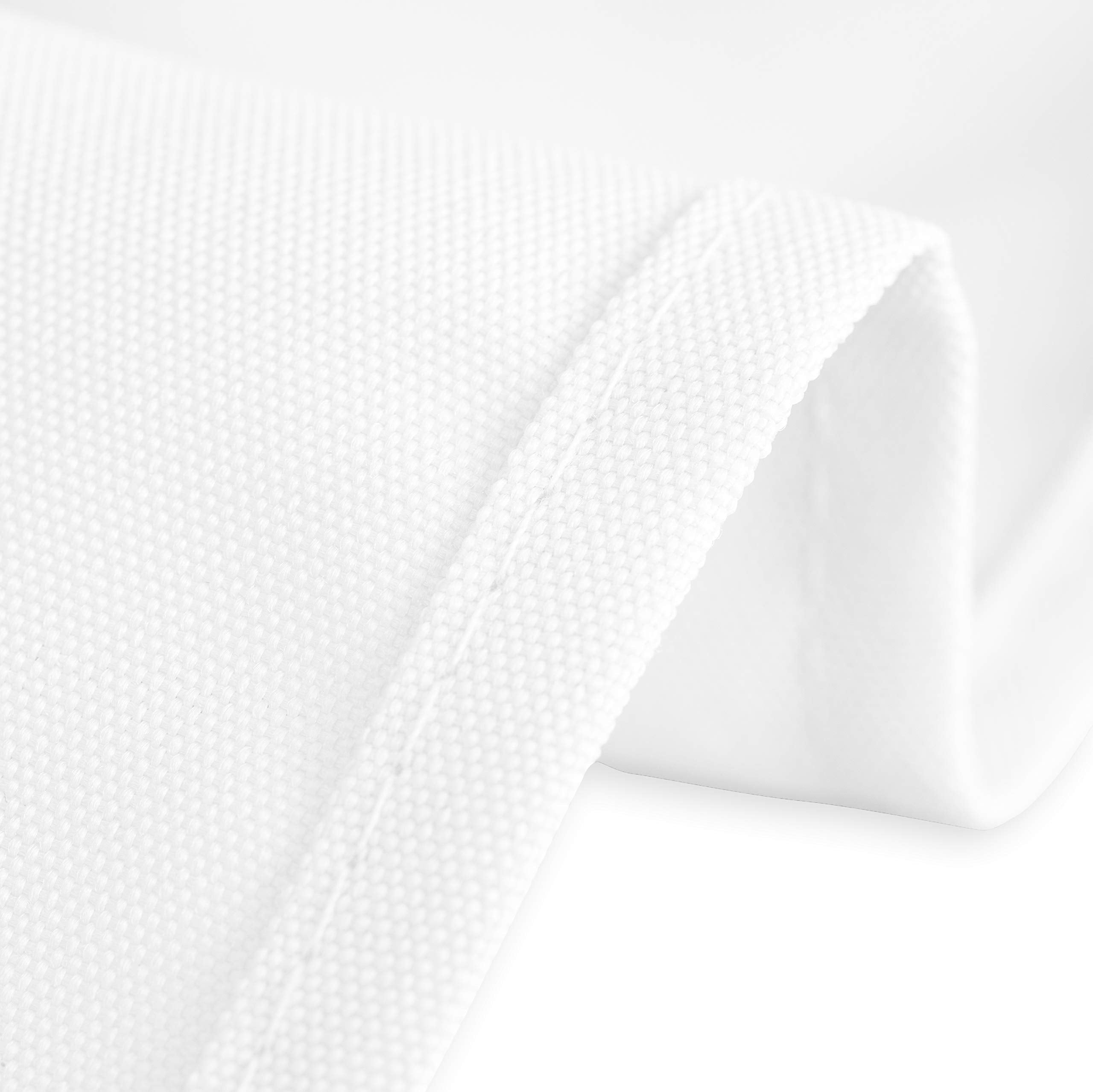 Ltc Linens 2 Pack White Rectangular Tablecloths 60 X 102 Inch For 6 Feet Rectangle Banquet Tables With Half-Drop - Stain And Wri