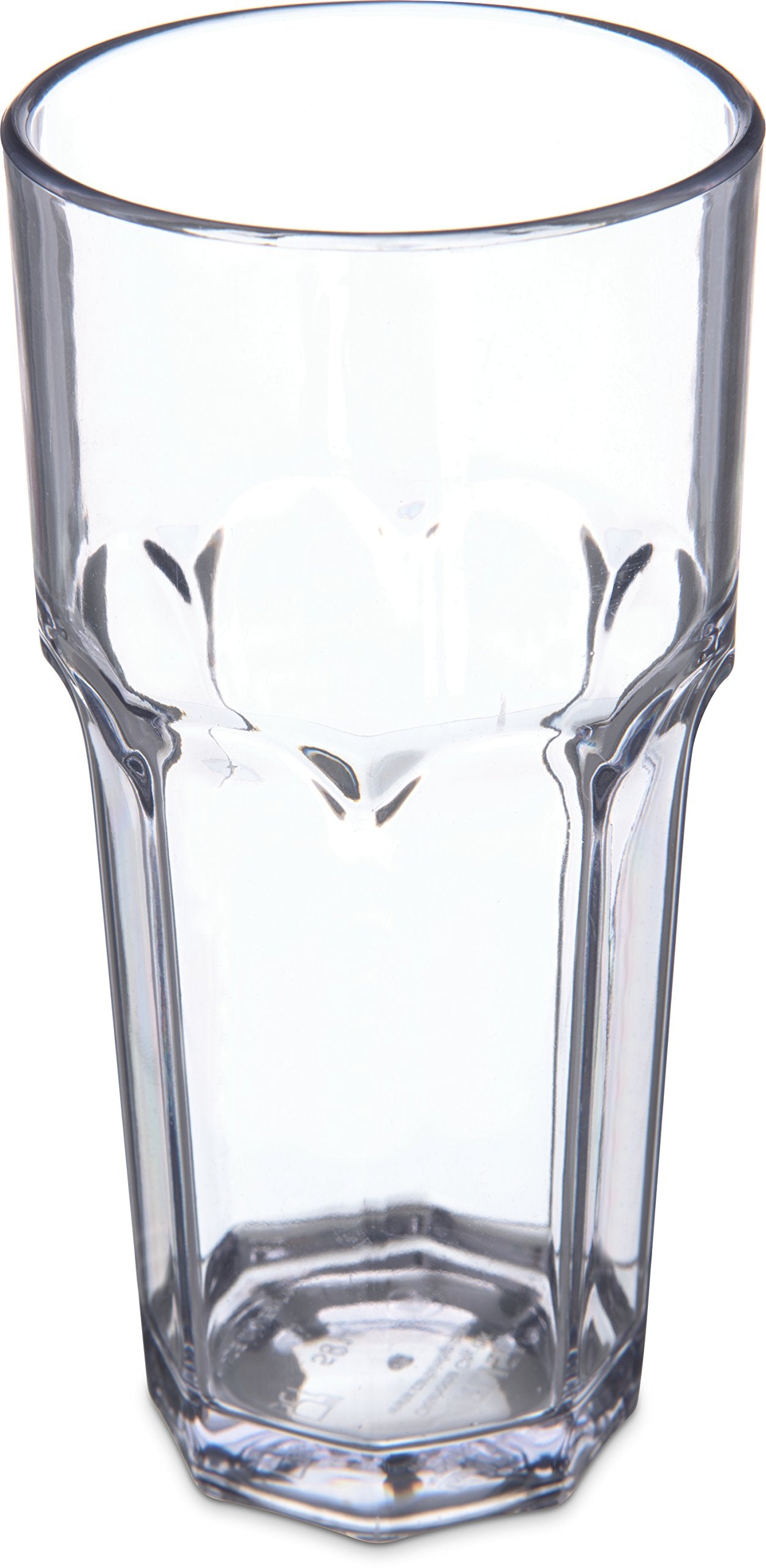 Carlisle FoodService Products Louis Tall Tumbler for Restaurants, Catering, Kitchens, Plastic, 14 Ounces, Clear, (Pack of 24)
