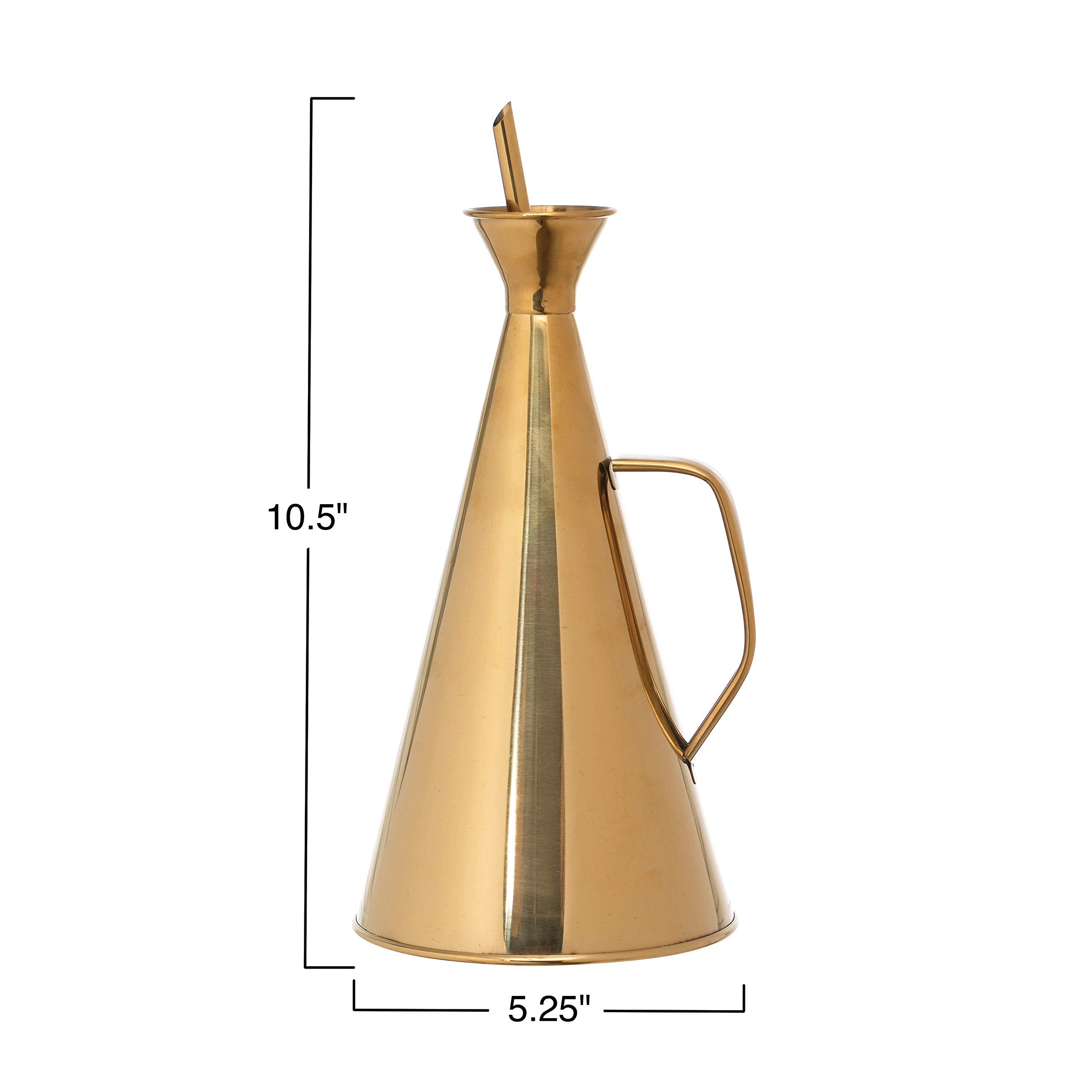Bloomingville Gold Stainless Steel Oil Cruet