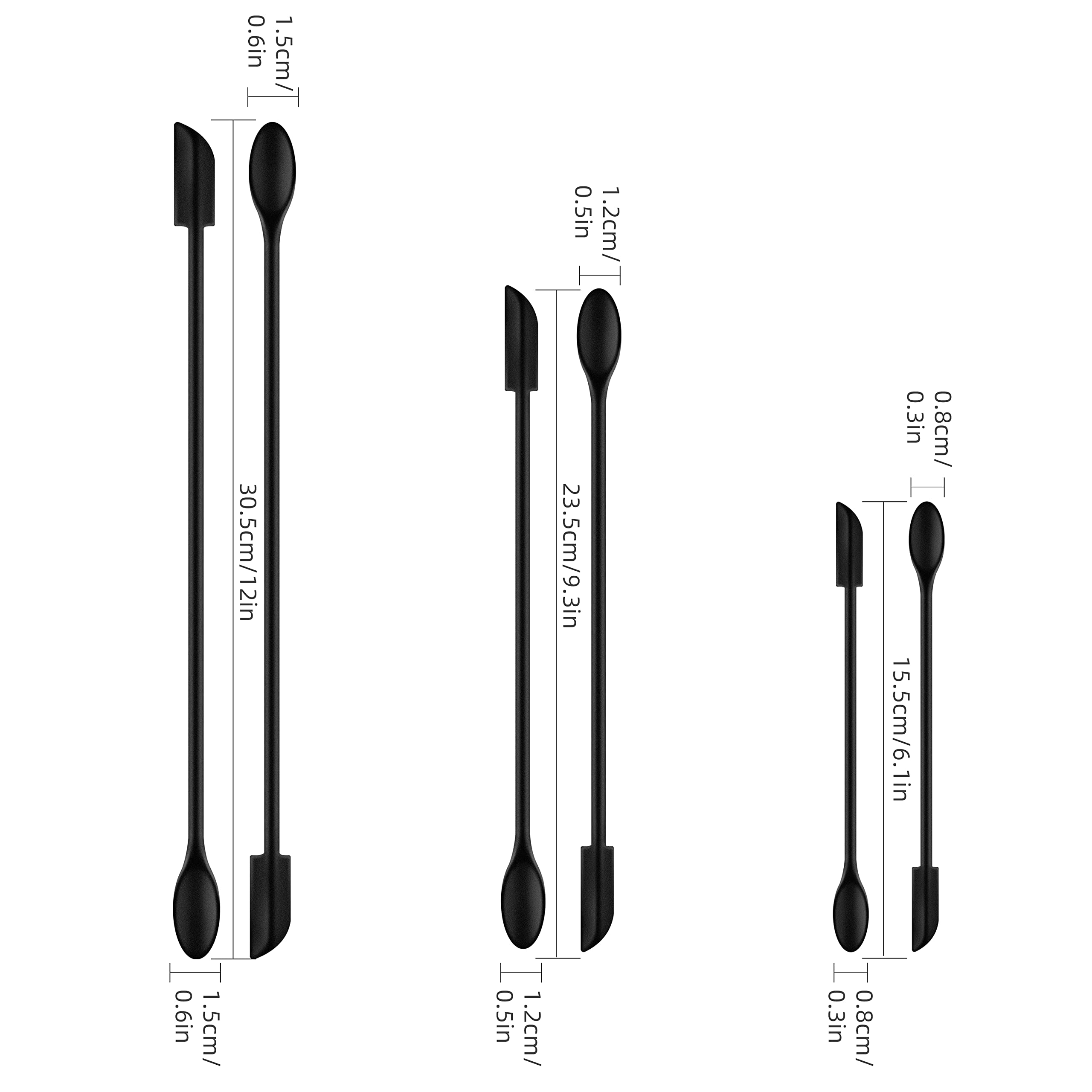 Spatula Set Of 6 Silicone Mini Makeup Spatulas,Small Rubber Spatula For Cooking Or Baking Kitchen Gadgets Spatula Silicone For M
