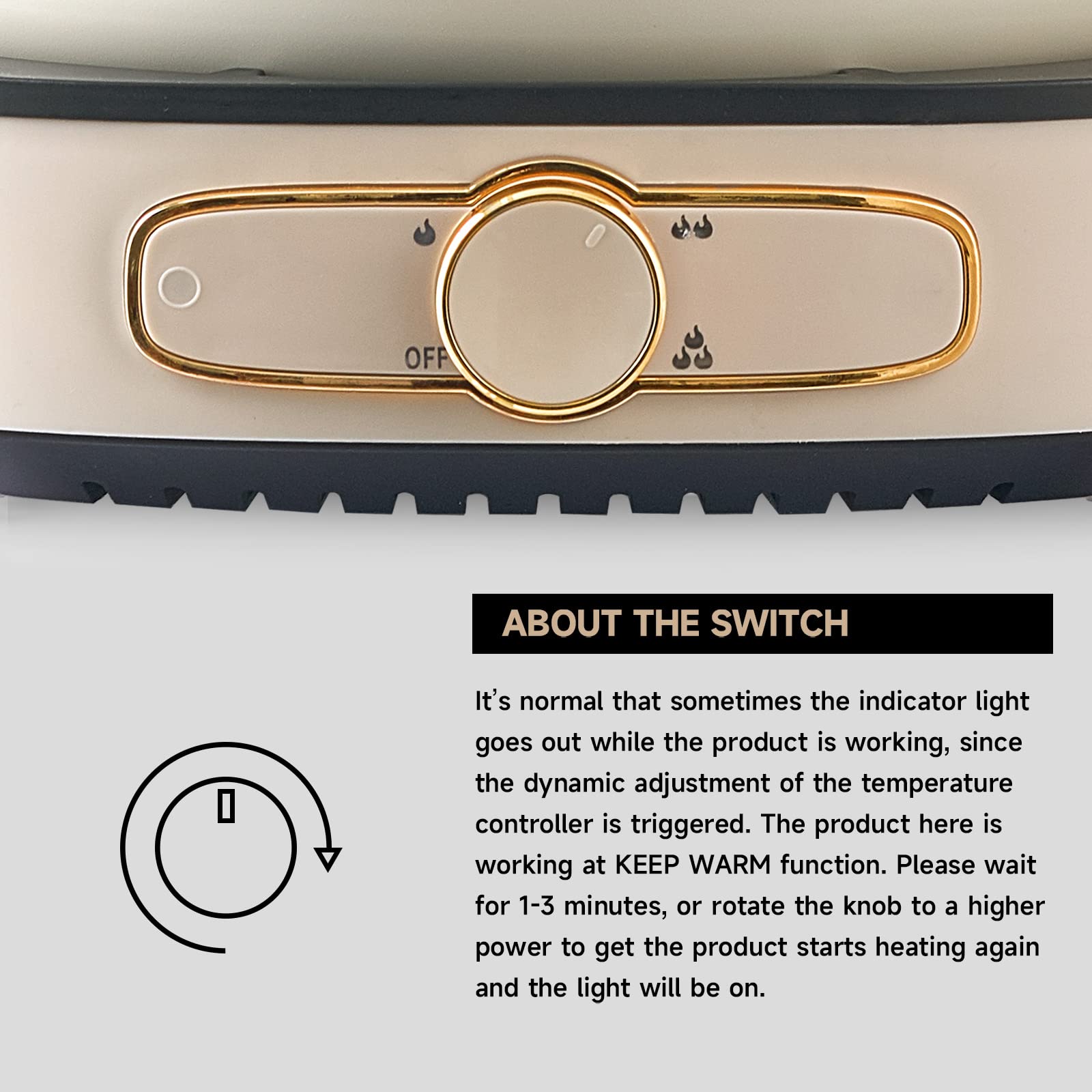 Dezin Electric Shabu Shabu Pot With Removable Pot, 5L Non-Stick Hot Pot Electric With Multi-Power Control, 3.7 '' Depth Electric